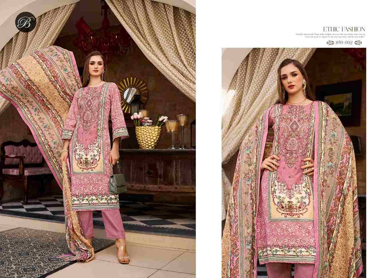 Naira Vol-111 By Belliza 859-001 To 859-008 Series Beautiful Festive Suits Stylish Fancy Colorful Casual Wear & Ethnic Wear Pure Cotton Print Dresses At Wholesale Price