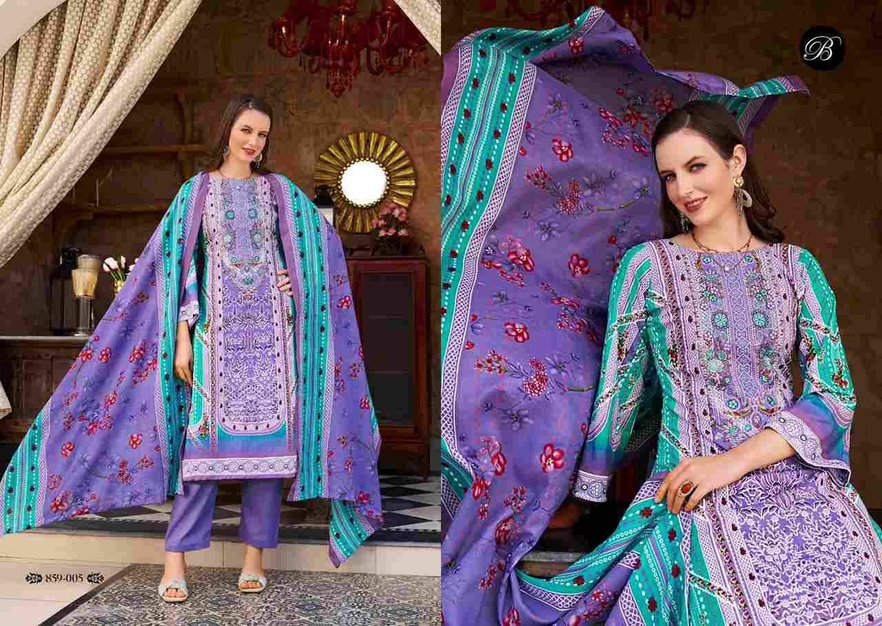 Naira Vol-111 By Belliza 859-001 To 859-008 Series Beautiful Festive Suits Stylish Fancy Colorful Casual Wear & Ethnic Wear Pure Cotton Print Dresses At Wholesale Price