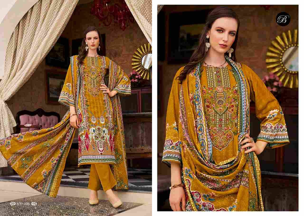 Naira Vol-111 By Belliza 859-001 To 859-008 Series Beautiful Festive Suits Stylish Fancy Colorful Casual Wear & Ethnic Wear Pure Cotton Print Dresses At Wholesale Price