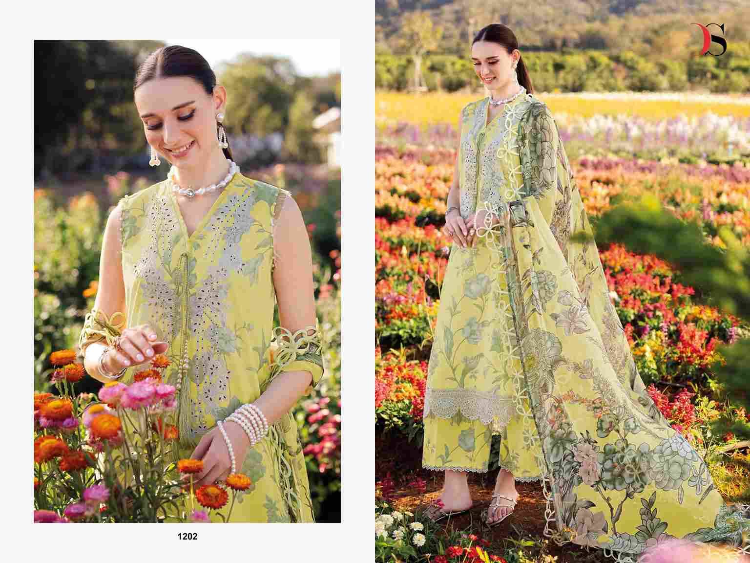 Jade Urbane-25 Vol-3 By Deepsy Suits 1201 To 1208 Series Pakistani Stylish Beautiful Colourful Printed & Embroidered Party Wear & Occasional Wear Pure Cotton Dresses At Wholesale Price