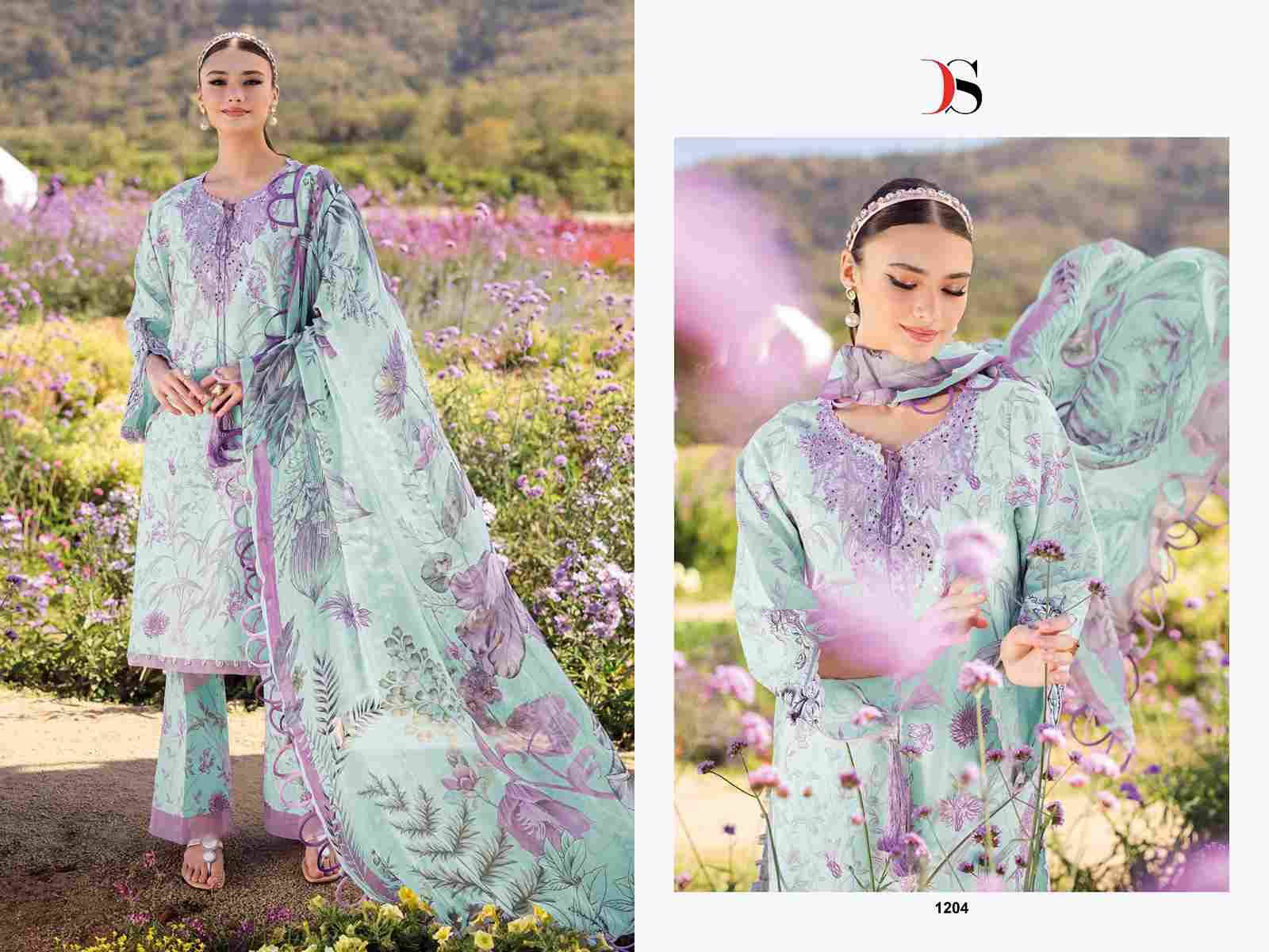 Jade Urbane-25 Vol-3 By Deepsy Suits 1201 To 1208 Series Pakistani Stylish Beautiful Colourful Printed & Embroidered Party Wear & Occasional Wear Pure Cotton Dresses At Wholesale Price