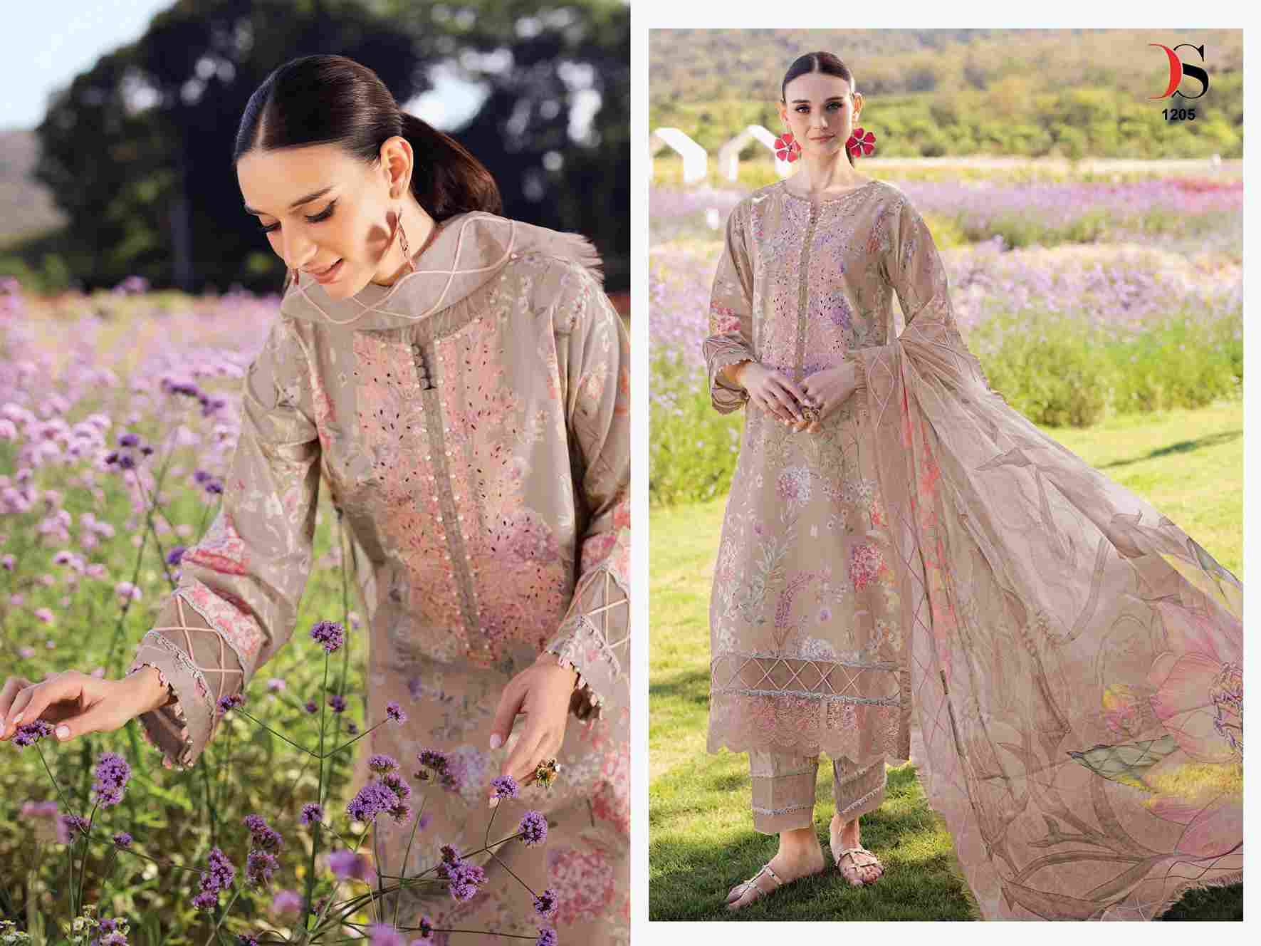 Jade Urbane-25 Vol-3 By Deepsy Suits 1201 To 1208 Series Pakistani Stylish Beautiful Colourful Printed & Embroidered Party Wear & Occasional Wear Pure Cotton Dresses At Wholesale Price