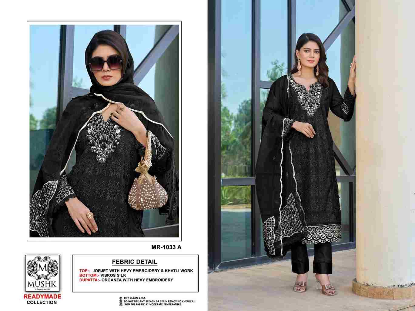 Mushk Hit Design 1033 Colours By Mushk 1033-A To 1033-E Series Beautiful Winter Collection Pakistani Suits Stylish Fancy Colorful Casual Wear & Ethnic Wear Heavy Georgette Dresses At Wholesale Price