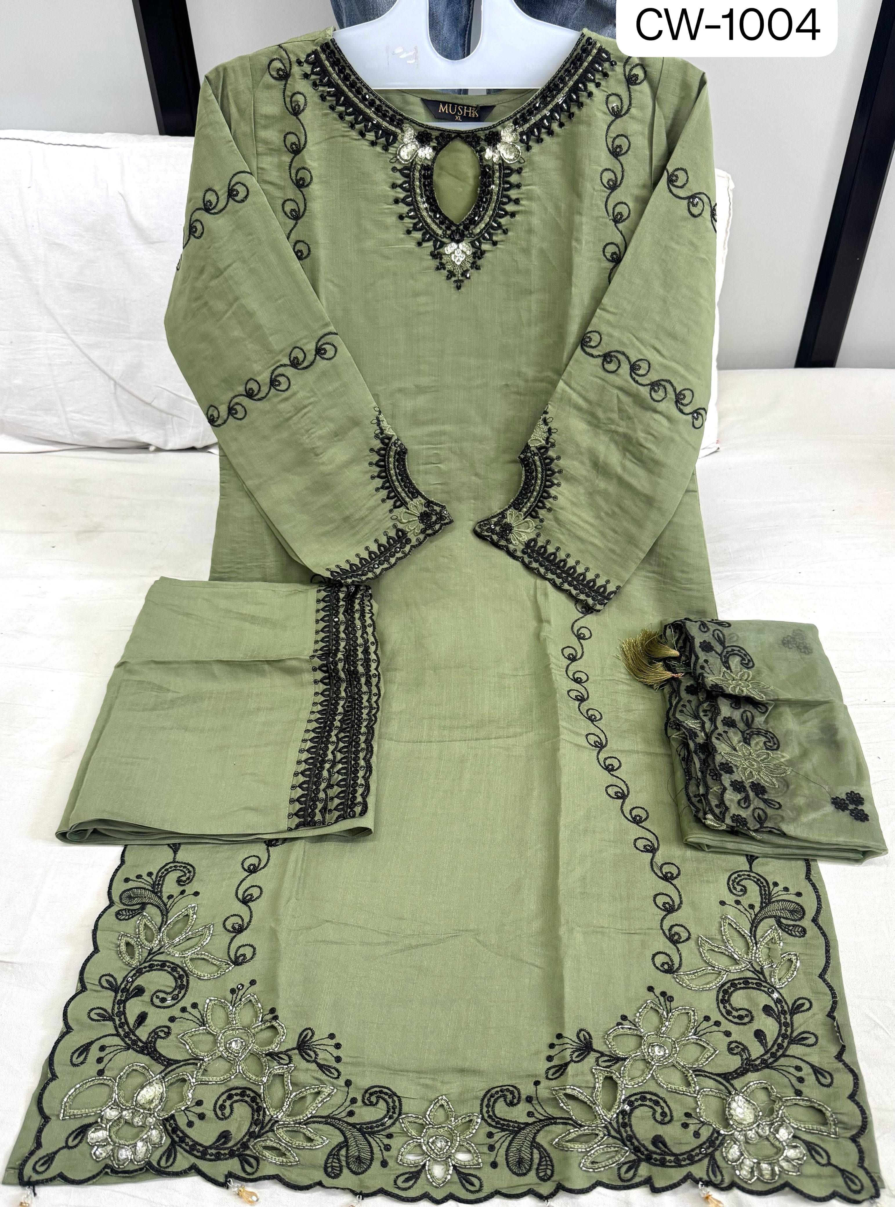 CW-1004 Colours By Mushk 1004-A To 1004-D Series Beautiful Winter Collection Pakistani Suits Stylish Fancy Colorful Casual Wear & Ethnic Wear Roman Silk Dresses At Wholesale Price