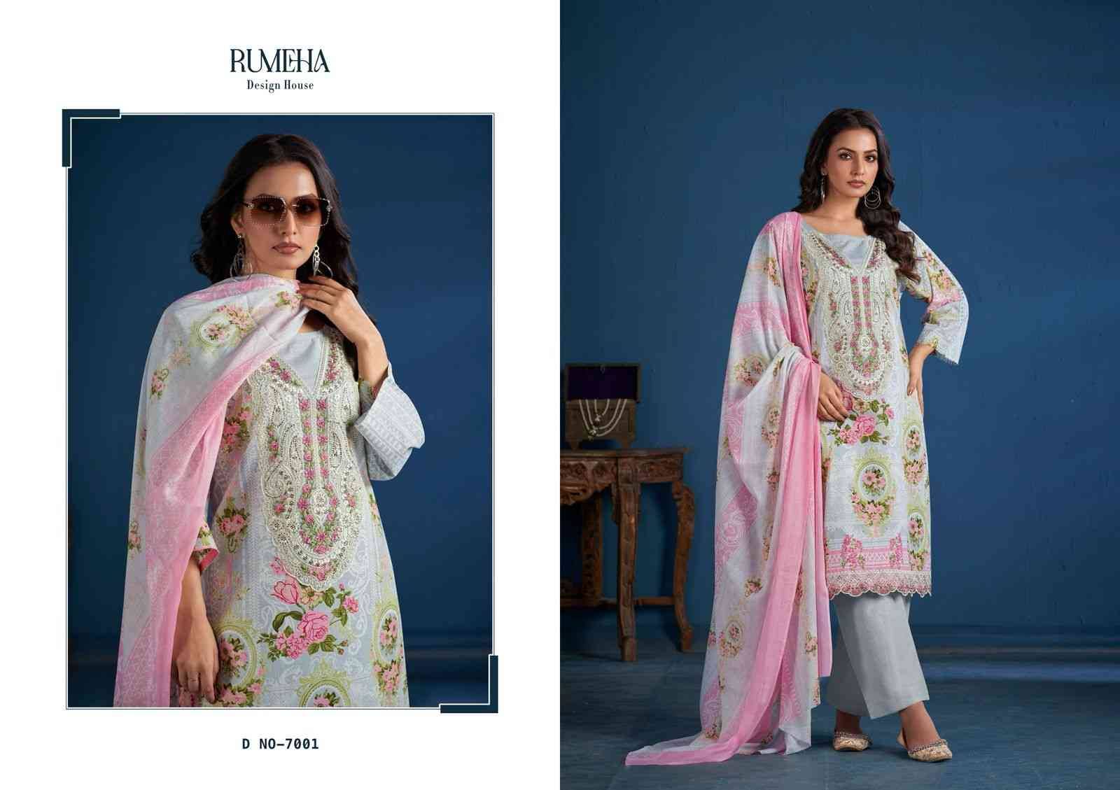 Vamika By Rumeha Beautiful Festive Suits Stylish Fancy Colorful Casual Wear & Ethnic Wear Cotton Print Dresses At Wholesale Price