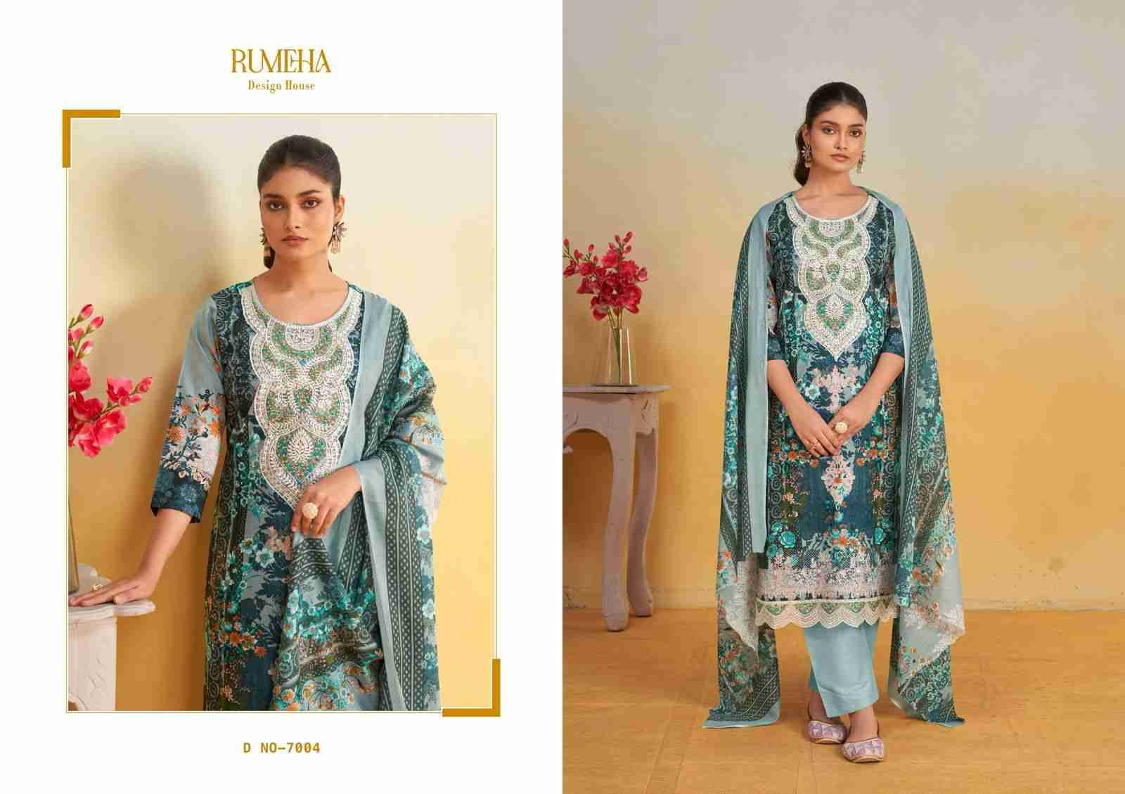 Vamika By Rumeha Beautiful Festive Suits Stylish Fancy Colorful Casual Wear & Ethnic Wear Cotton Print Dresses At Wholesale Price