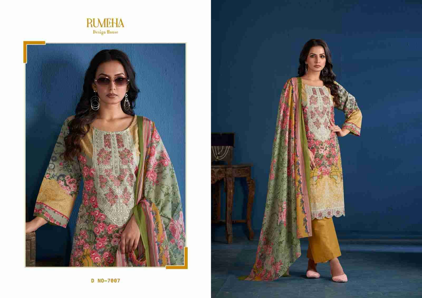 Vamika By Rumeha Beautiful Festive Suits Stylish Fancy Colorful Casual Wear & Ethnic Wear Cotton Print Dresses At Wholesale Price