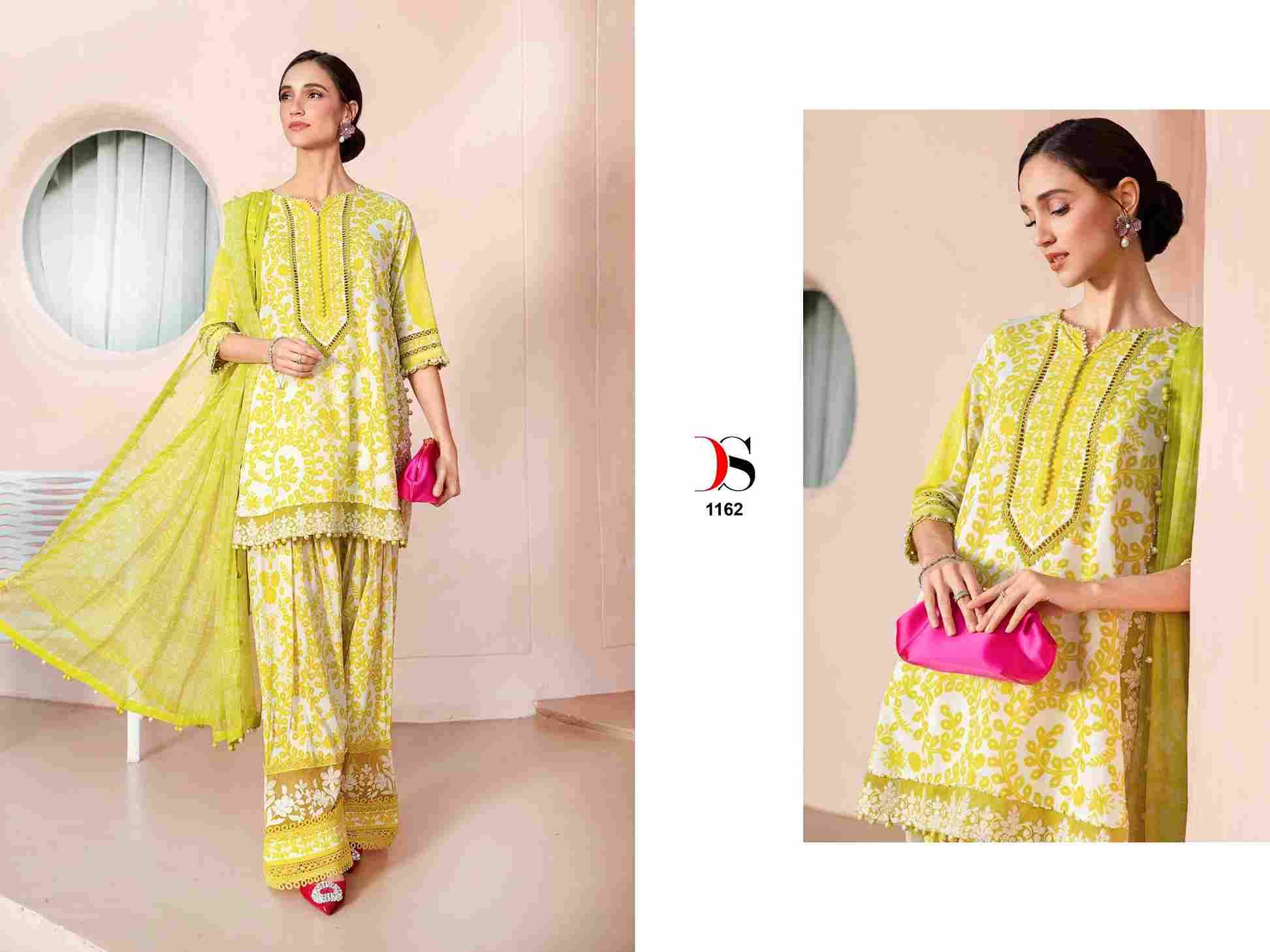 Maria.B. Mprint-25 By Deepsy Suits 1161 To 1166 Series Pakistani Stylish Beautiful Colourful Printed & Embroidered Party Wear & Occasional Wear Pure Cotton Dresses At Wholesale Price