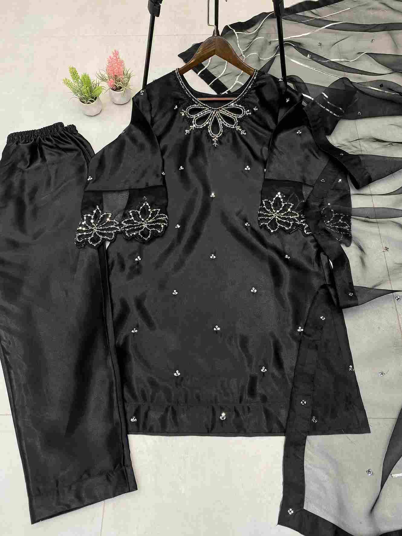 Le-1953 By Fashid Wholesale 01 To 03 Series Beautiful Colorful Fancy Wedding Collection Occasional Wear & Party Wear Moss Satin Organza Dresses At Wholesale Price
