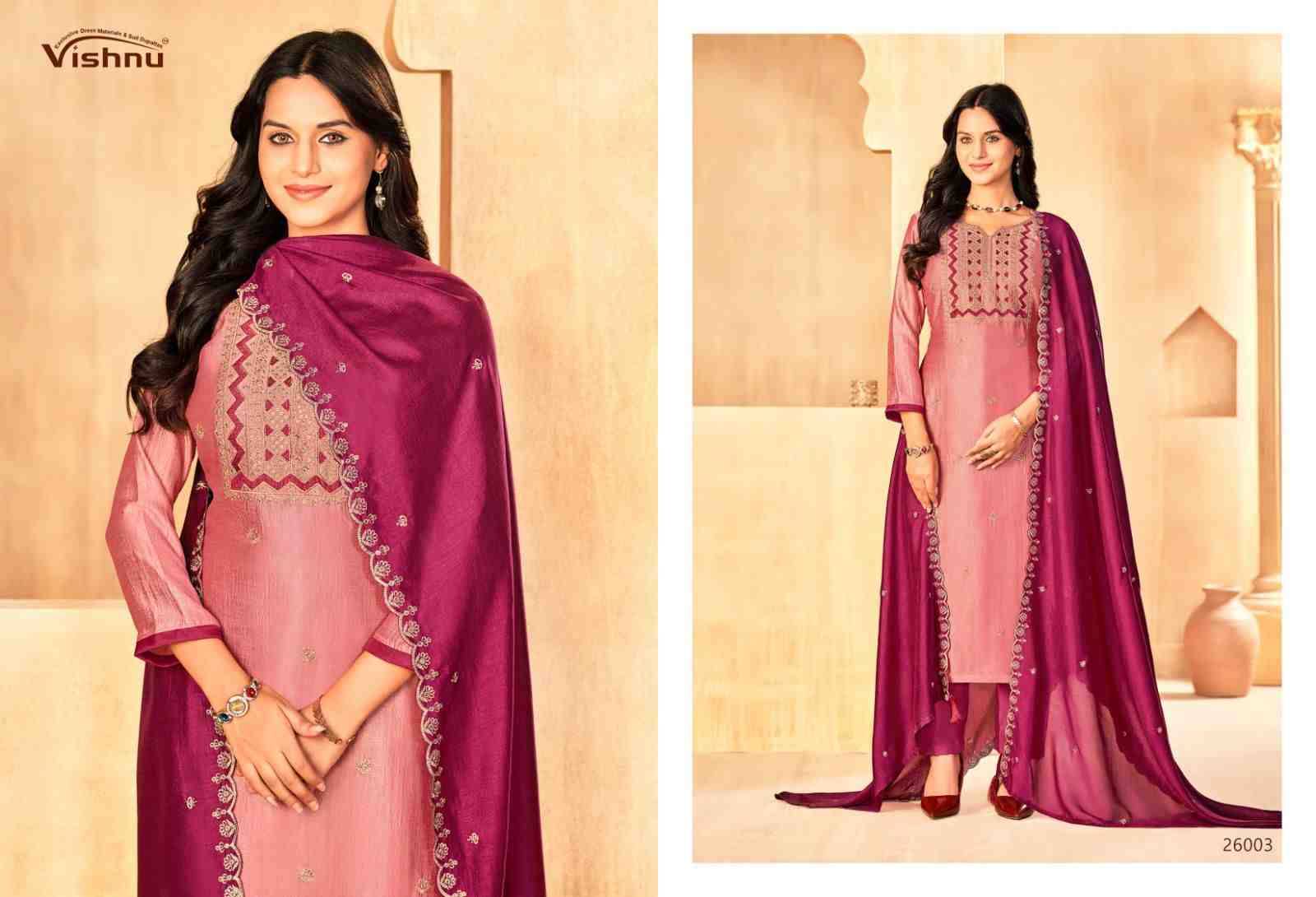 Jasmeen Vol-3 By Vishnu 26001 To 26011 Series Beautiful Stylish Festive Suits Fancy Colorful Casual Wear & Ethnic Wear & Ready To Wear Vichitra Silk Dresses At Wholesale Price