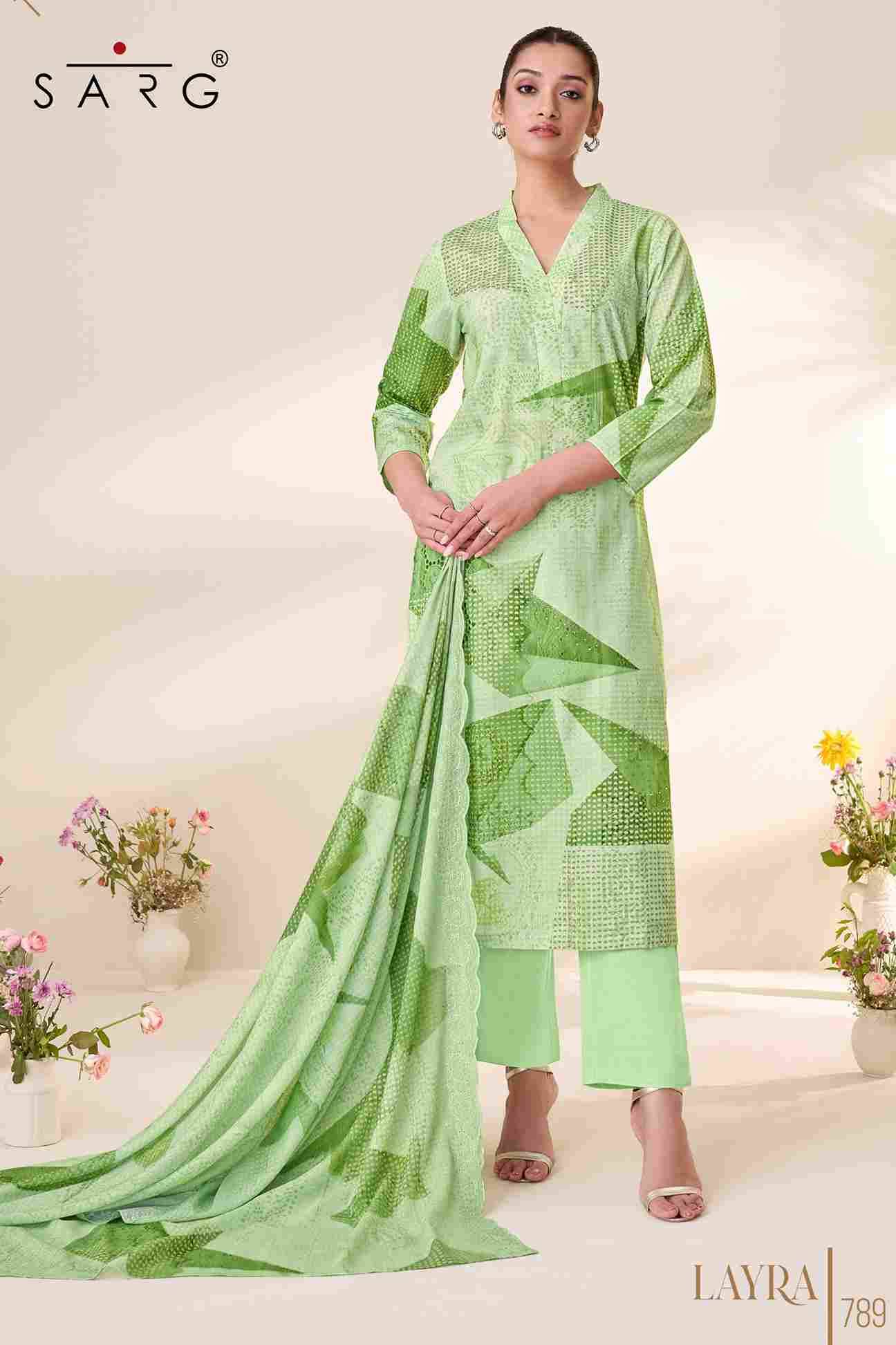 Layra By Sarg Beautiful Stylish Festive Suits Fancy Colorful Casual Wear & Ethnic Wear & Ready To Wear Cotton Lawn Digital Print Dresses At Wholesale Price