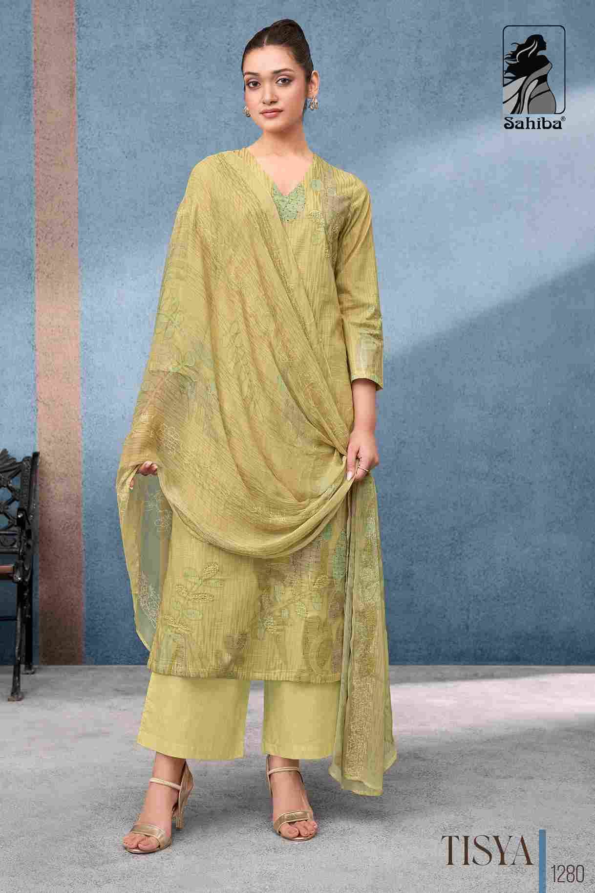 Tisya By Sahiba Fabrics Beautiful Festive Suits Colorful Stylish Fancy Casual Wear & Ethnic Wear Pure Cotton Lawn Dresses At Wholesale Price