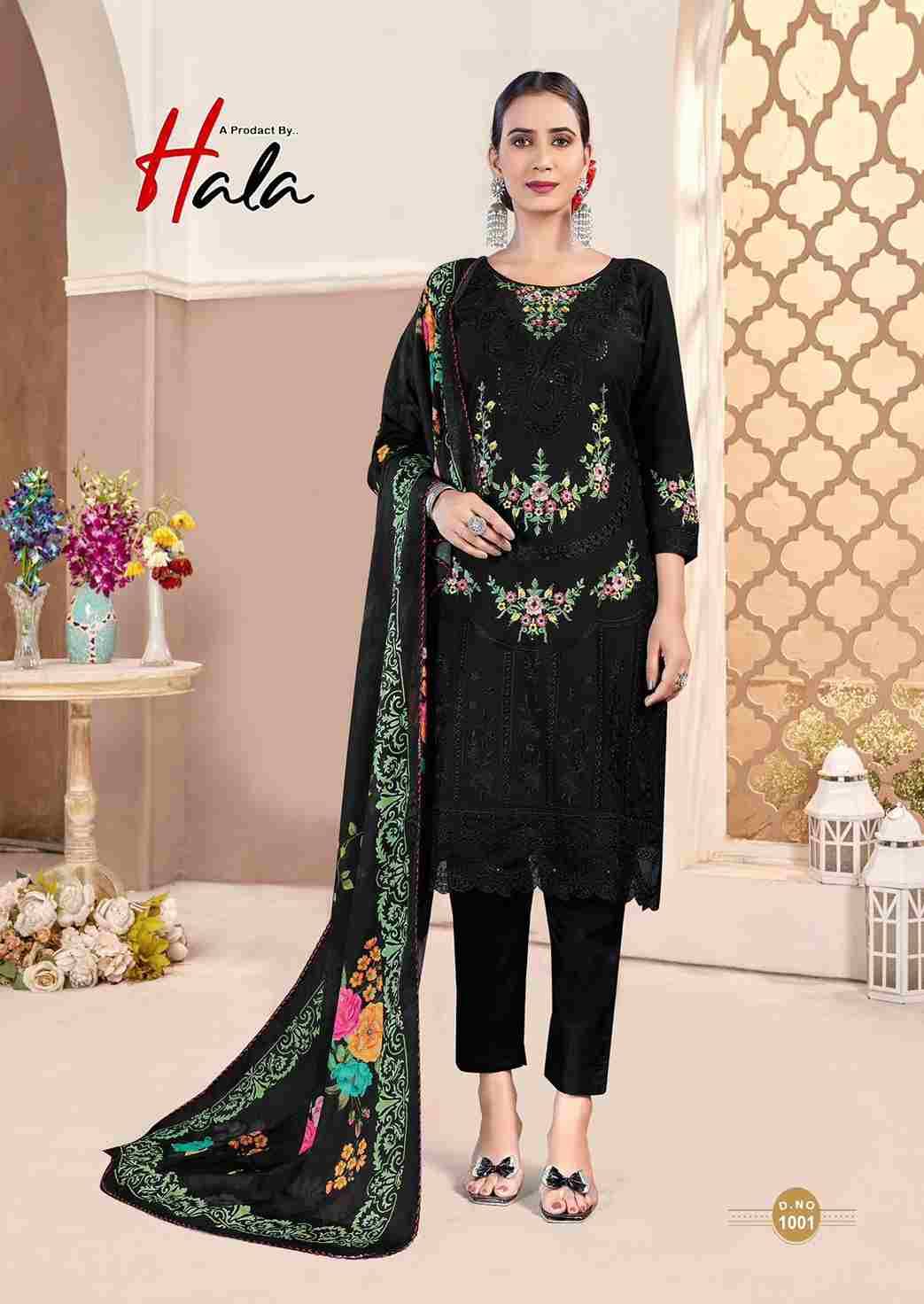 Tabeer Vol-24 By Hala 1001 To 1006 Series Beautiful Festive Suits Stylish Fancy Colorful Casual Wear & Ethnic Wear Pure Cotton Dresses At Wholesale Price