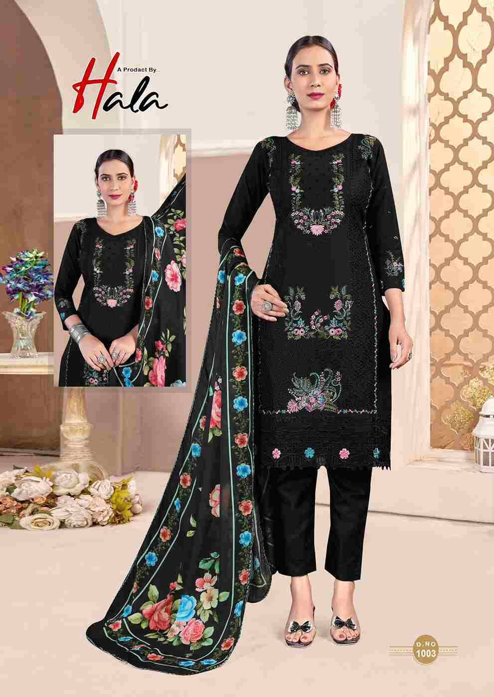 Tabeer Vol-24 By Hala 1001 To 1006 Series Beautiful Festive Suits Stylish Fancy Colorful Casual Wear & Ethnic Wear Pure Cotton Dresses At Wholesale Price