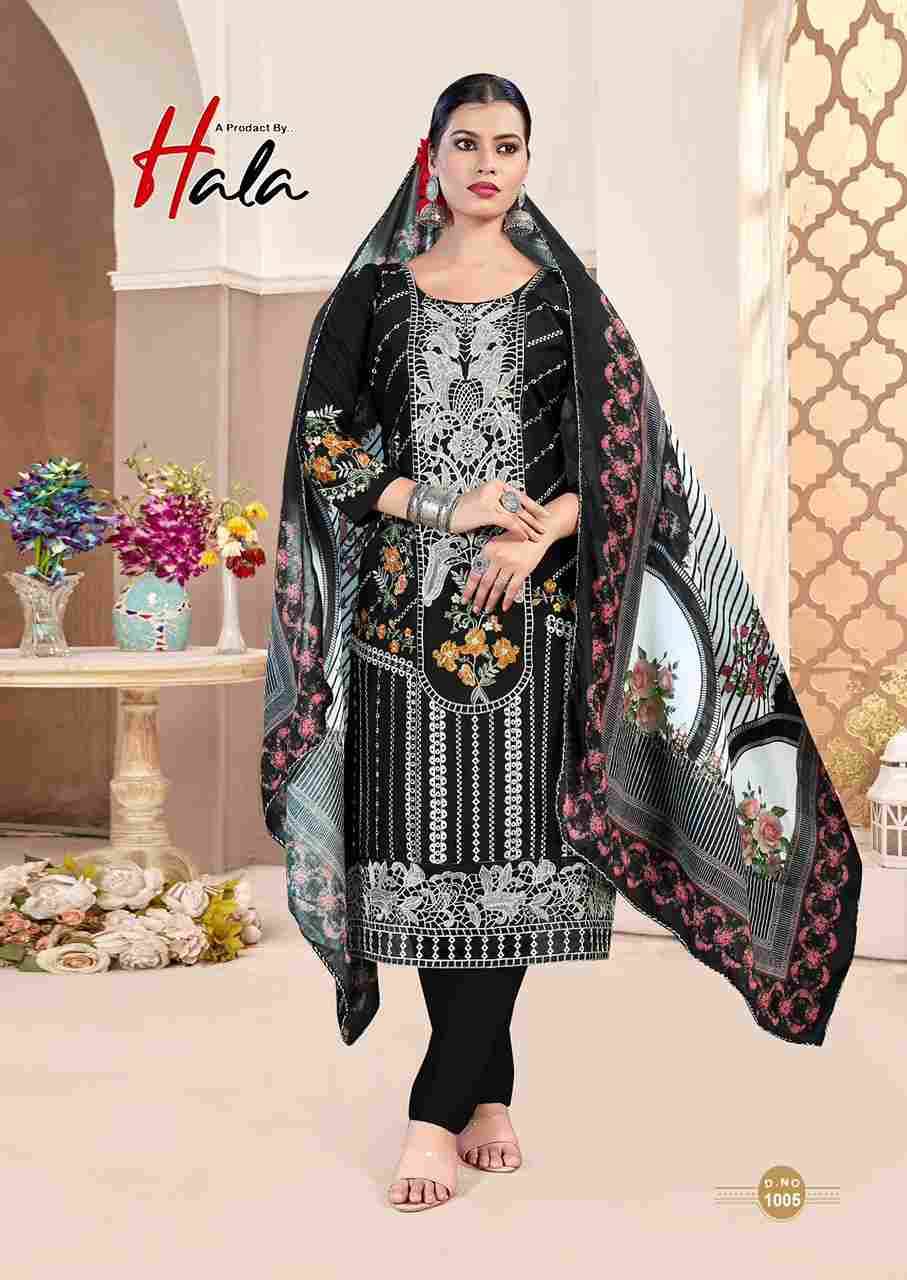 Tabeer Vol-24 By Hala 1001 To 1006 Series Beautiful Festive Suits Stylish Fancy Colorful Casual Wear & Ethnic Wear Pure Cotton Dresses At Wholesale Price