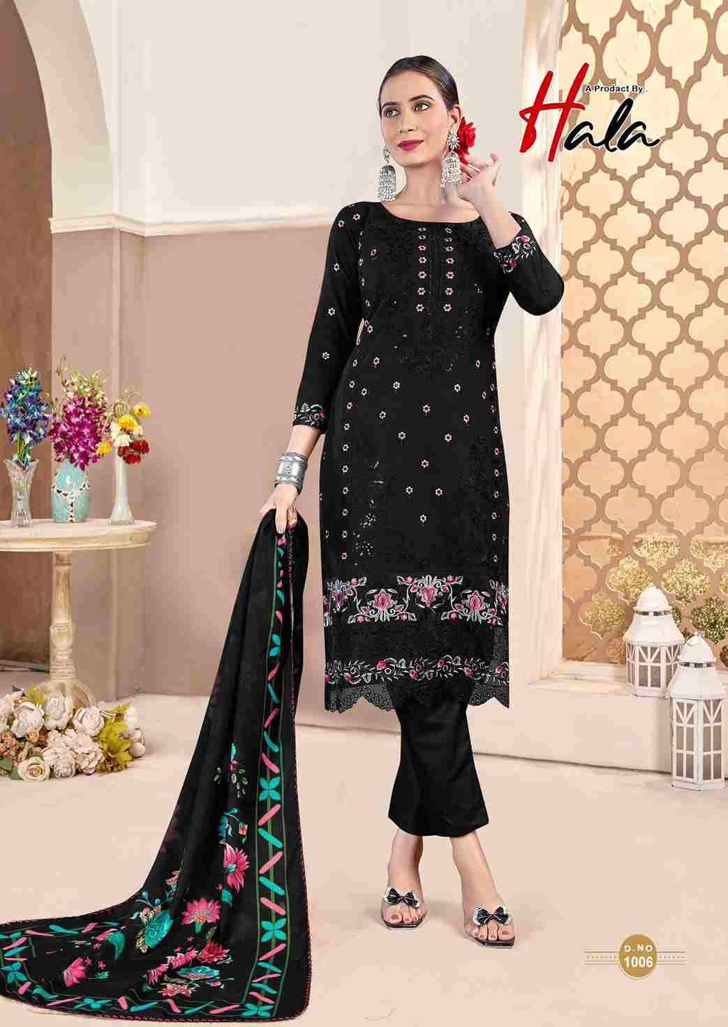 Tabeer Vol-24 By Hala 1001 To 1006 Series Beautiful Festive Suits Stylish Fancy Colorful Casual Wear & Ethnic Wear Pure Cotton Dresses At Wholesale Price