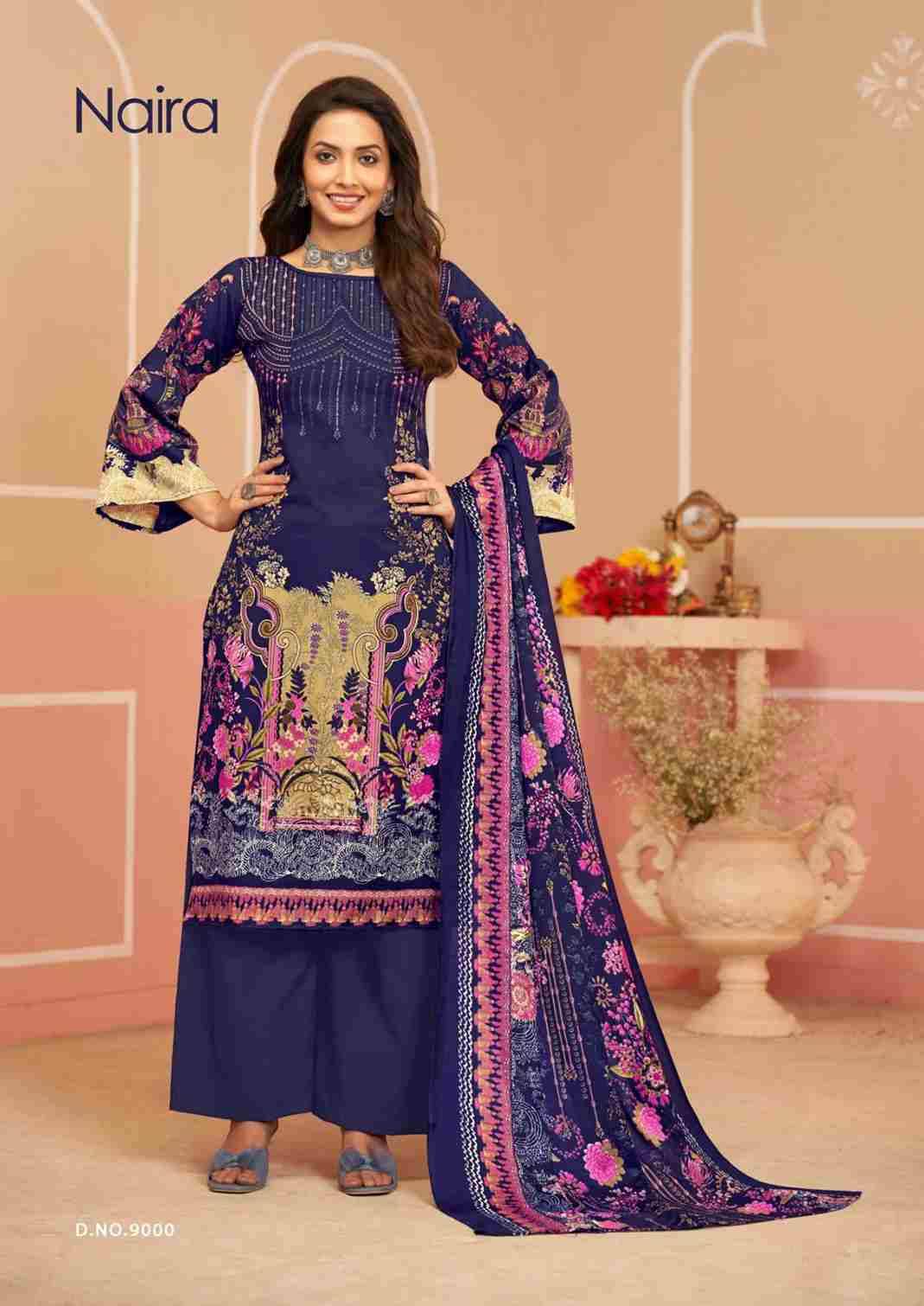 Naira Vol-9 By Ganesha 9000 To 9007 Series Beautiful Festive Suits Stylish Fancy Colorful Casual Wear & Ethnic Wear Rayon Print Dresses At Wholesale Price