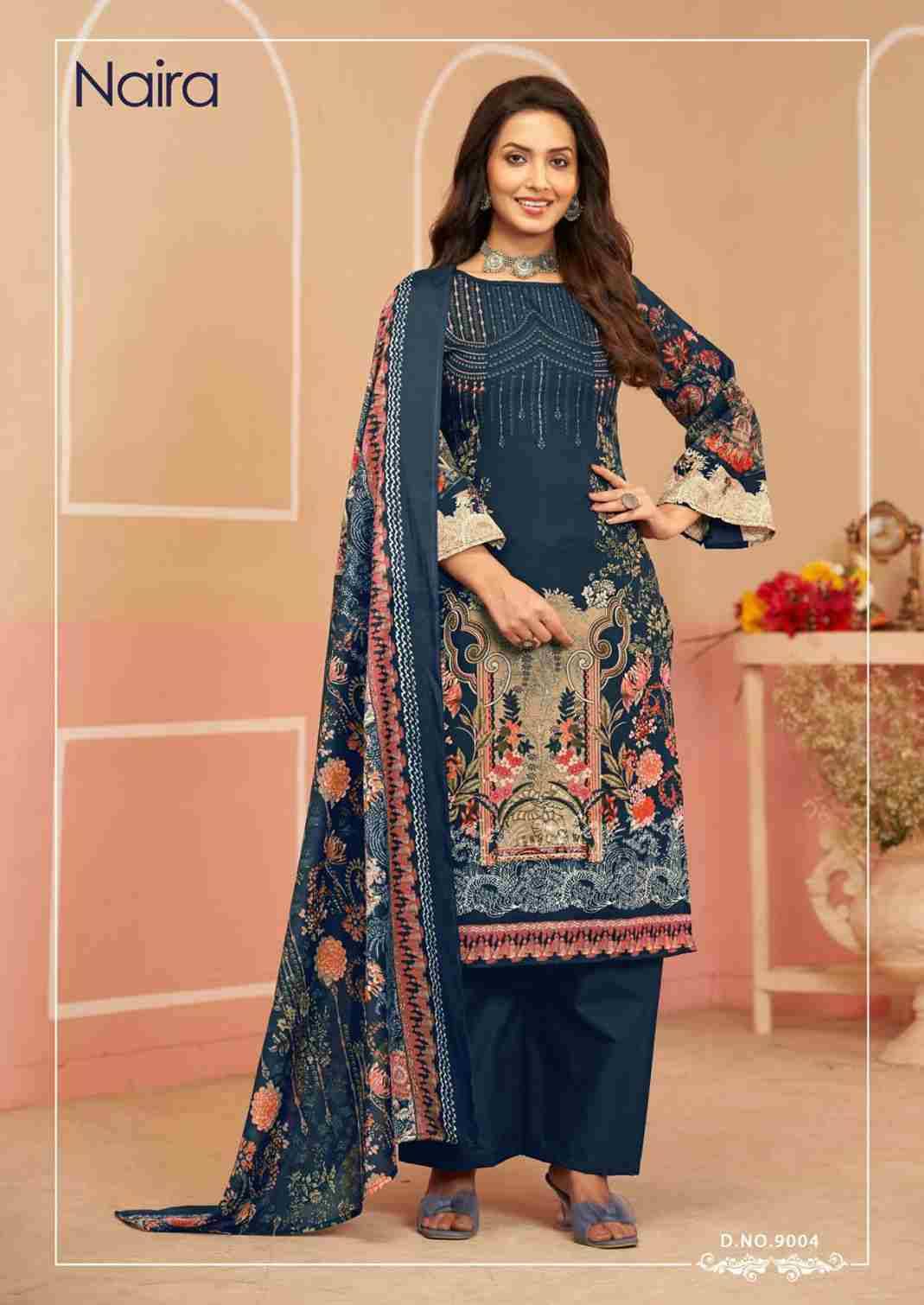 Naira Vol-9 By Ganesha 9000 To 9007 Series Beautiful Festive Suits Stylish Fancy Colorful Casual Wear & Ethnic Wear Rayon Print Dresses At Wholesale Price