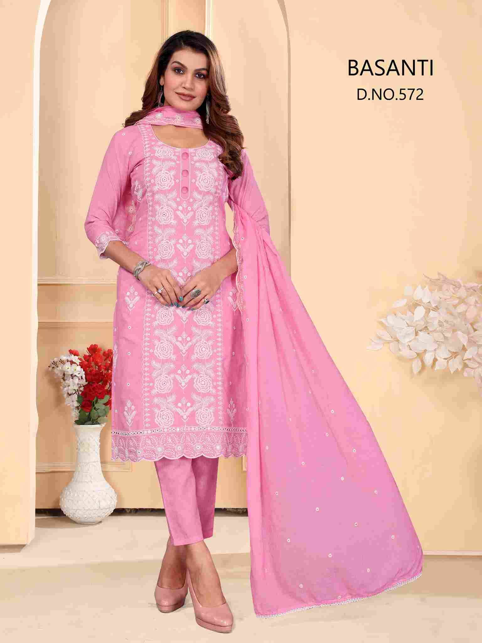 Basanti By Fashid Wholesale Beautiful Suits Colorful Stylish Fancy Casual Wear & Ethnic Wear Cotton Print Dresses At Wholesale Price