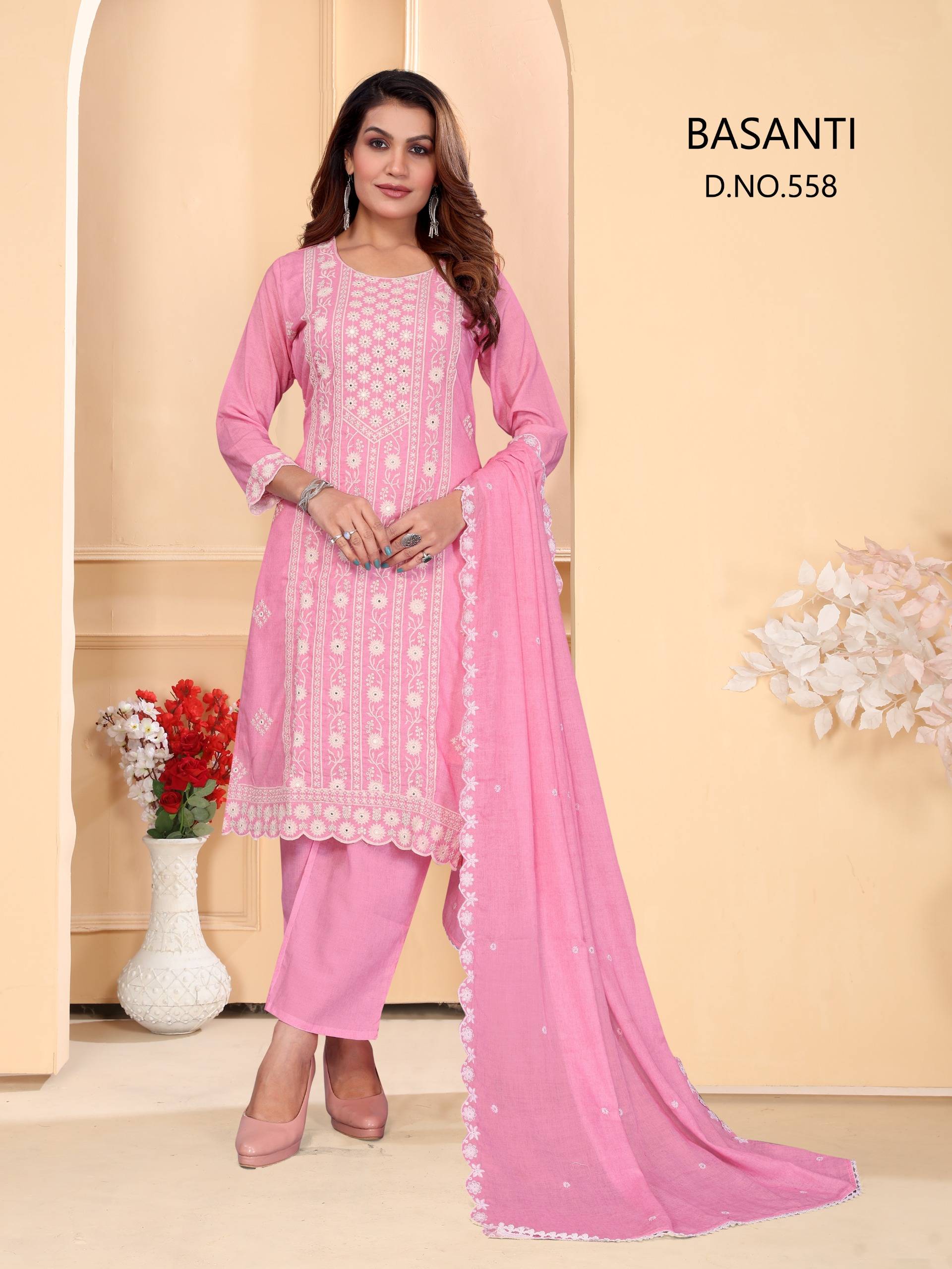 Basanti By Fashid Wholesale Beautiful Suits Colorful Stylish Fancy Casual Wear & Ethnic Wear Cotton Print Dresses At Wholesale Price