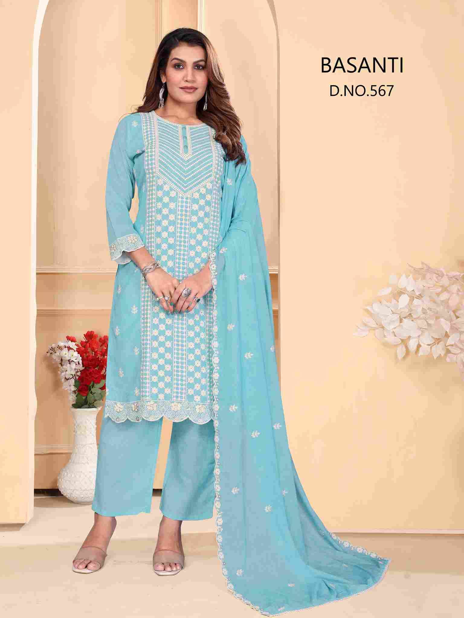 Basanti By Fashid Wholesale Beautiful Suits Colorful Stylish Fancy Casual Wear & Ethnic Wear Cotton Print Dresses At Wholesale Price
