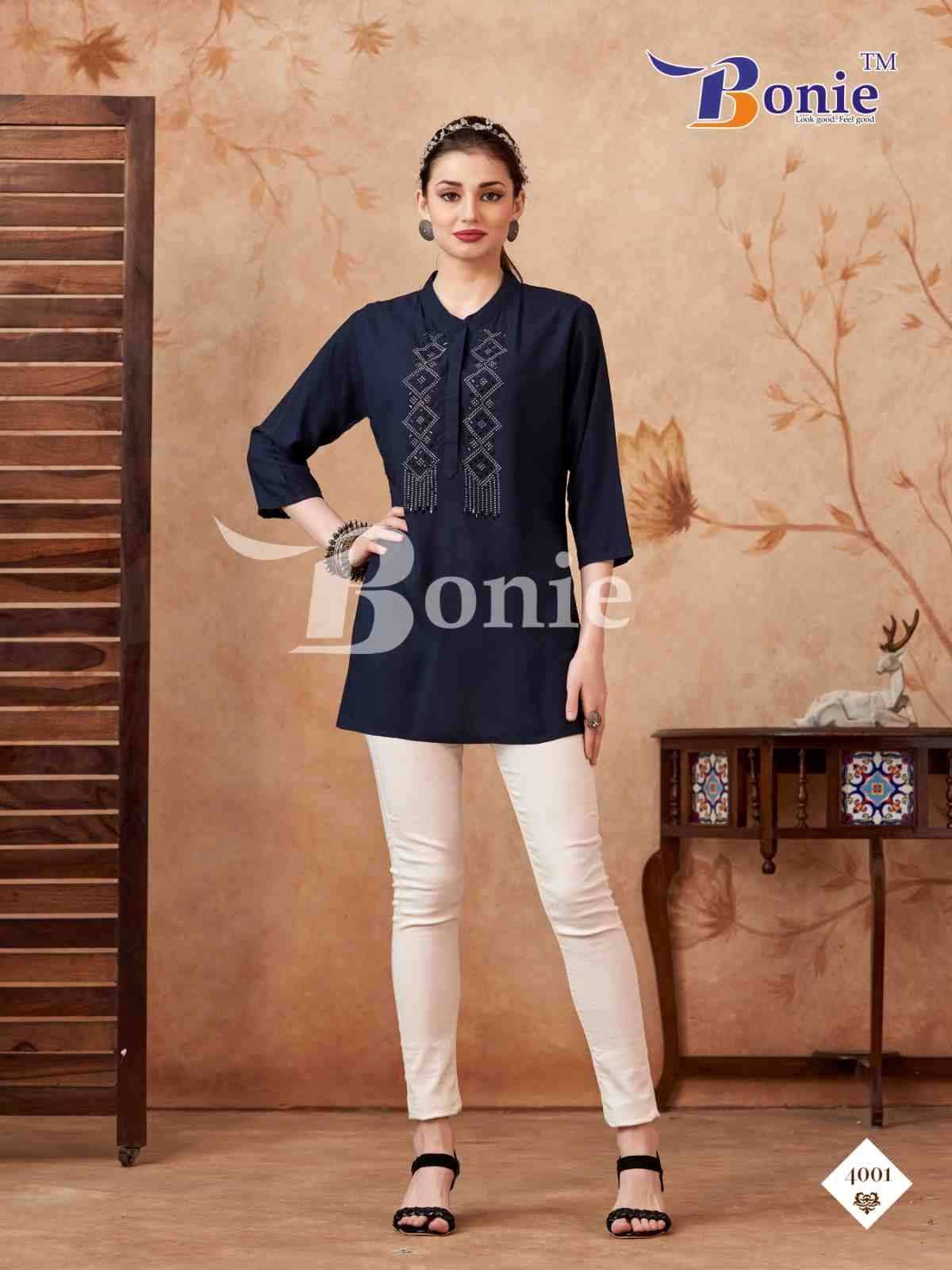 Berkha Vol-4 By Bonie 1001 To 1006 Series Designer Stylish Fancy Colorful Beautiful Party Wear & Ethnic Wear Collection Rayon Tops At Wholesale Price