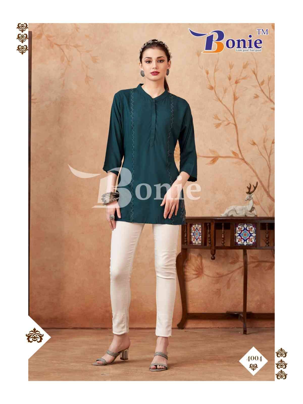 Berkha Vol-4 By Bonie 1001 To 1006 Series Designer Stylish Fancy Colorful Beautiful Party Wear & Ethnic Wear Collection Rayon Tops At Wholesale Price
