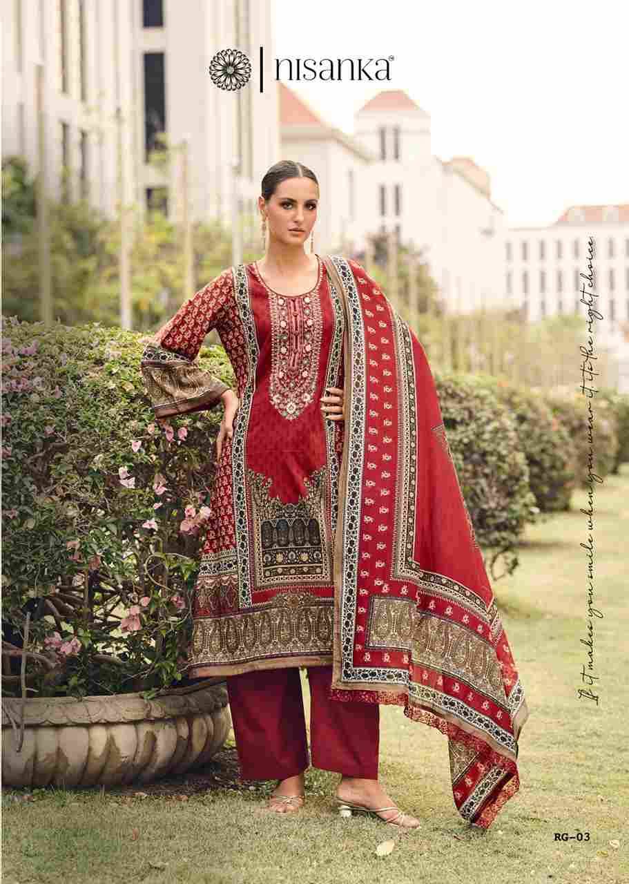 Rangrez By Nisanka 01 To 04 Series Beautiful Festive Suits Colorful Stylish Fancy Casual Wear & Ethnic Wear Pure Lawn Cotton Dresses At Wholesale Price