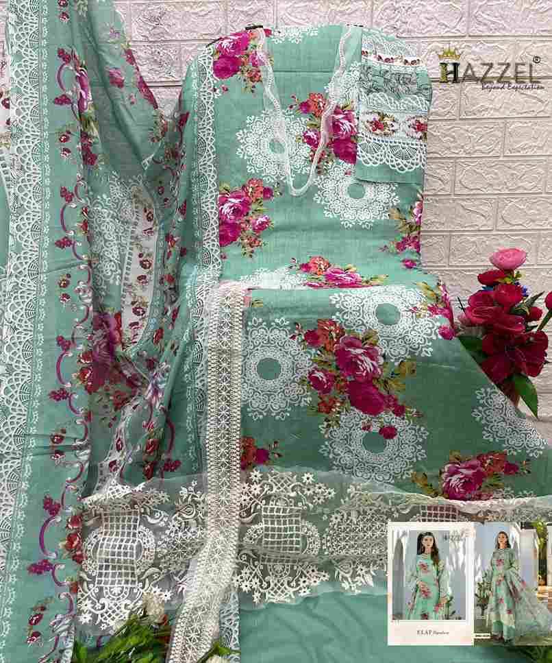 Elaf Signature By Hazzel 0329 To 0330 Series Pakistani Suits Collection Beautiful Stylish Fancy Colorful Party Wear & Occasional Wear Pure Cotton Dresses At Wholesale Price