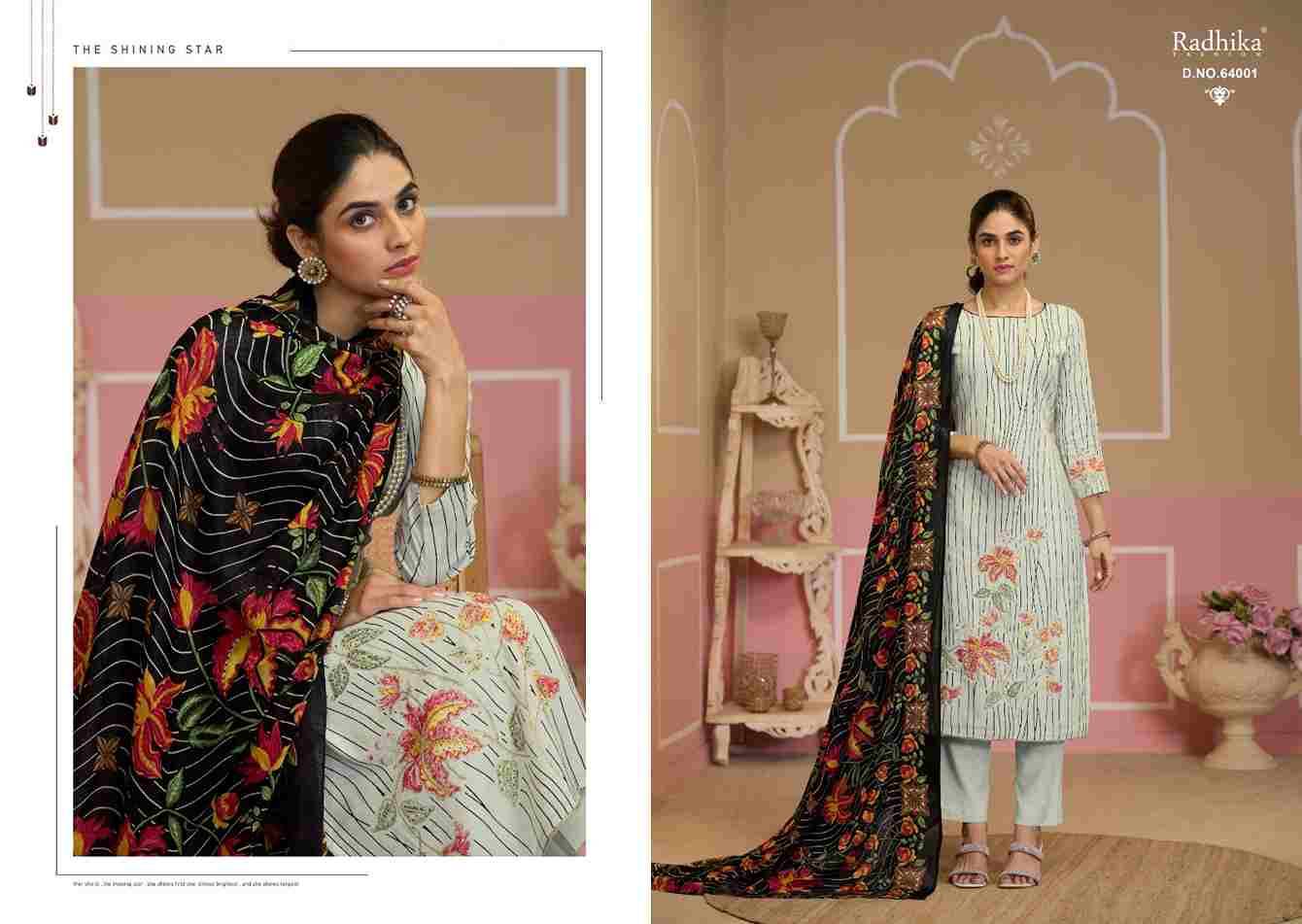 Alaika By Azara 64001 To 64002 Series Beautiful Stylish Festive Suits Fancy Colorful Casual Wear & Ethnic Wear & Ready To Wear Lawn Cotton Print Dresses At Wholesale Price