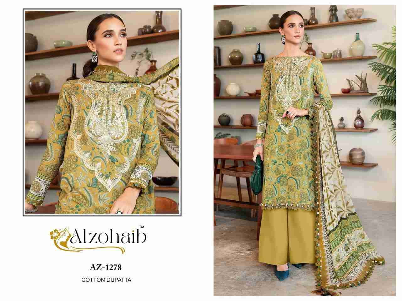 Anaya By Alzohaib Beautiful Pakistani Suits Stylish Fancy Colorful Party Wear & Occasional Wear Pure Cotton Print Dresses At Wholesale Price