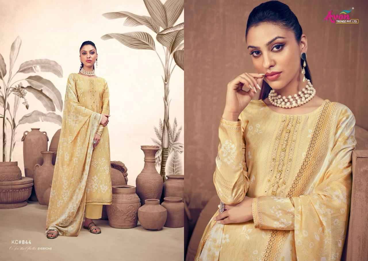 Kabul Crepe By Avon Trendz 839 To 844 Series Beautiful Festive Suits Stylish Fancy Colorful Casual Wear & Ethnic Wear Crepe Print Dresses At Wholesale Price