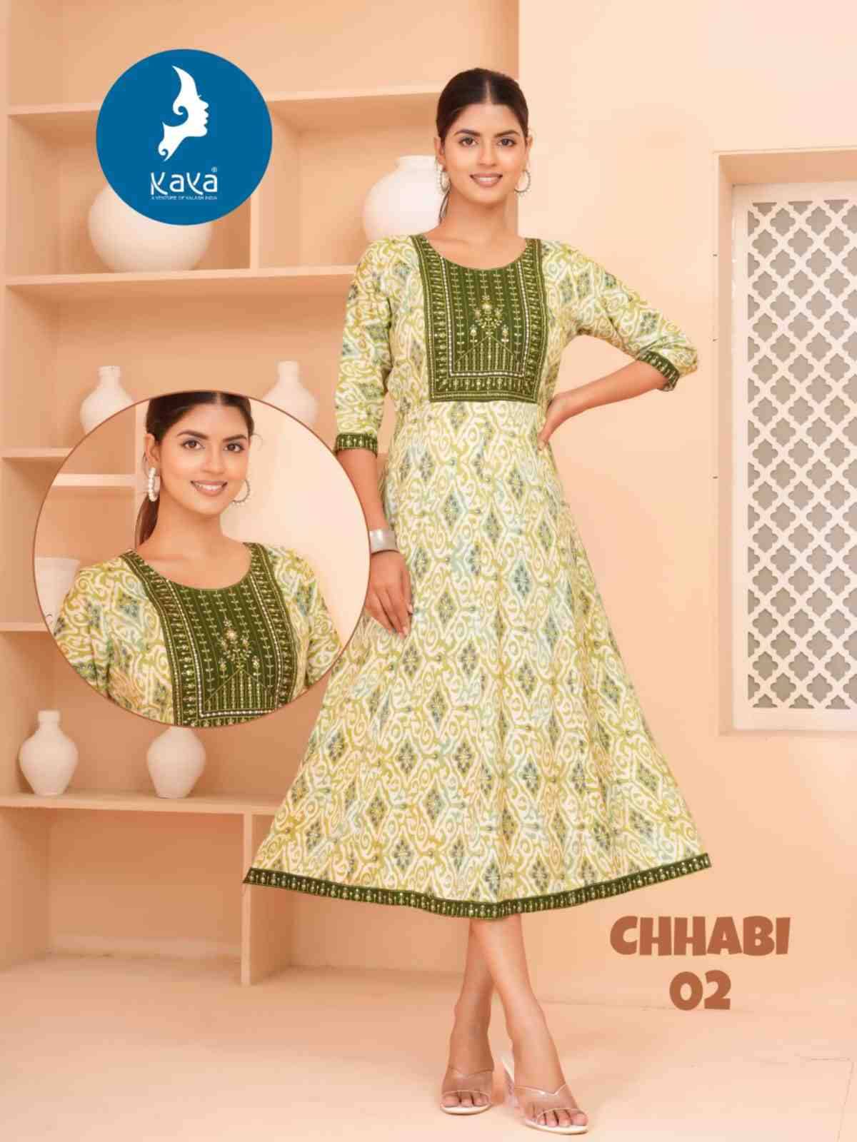 Chhabi By Kaya 01 To 08 Series Designer Stylish Fancy Colorful Beautiful Party Wear & Ethnic Wear Collection Capsule Kurtis At Wholesale Price