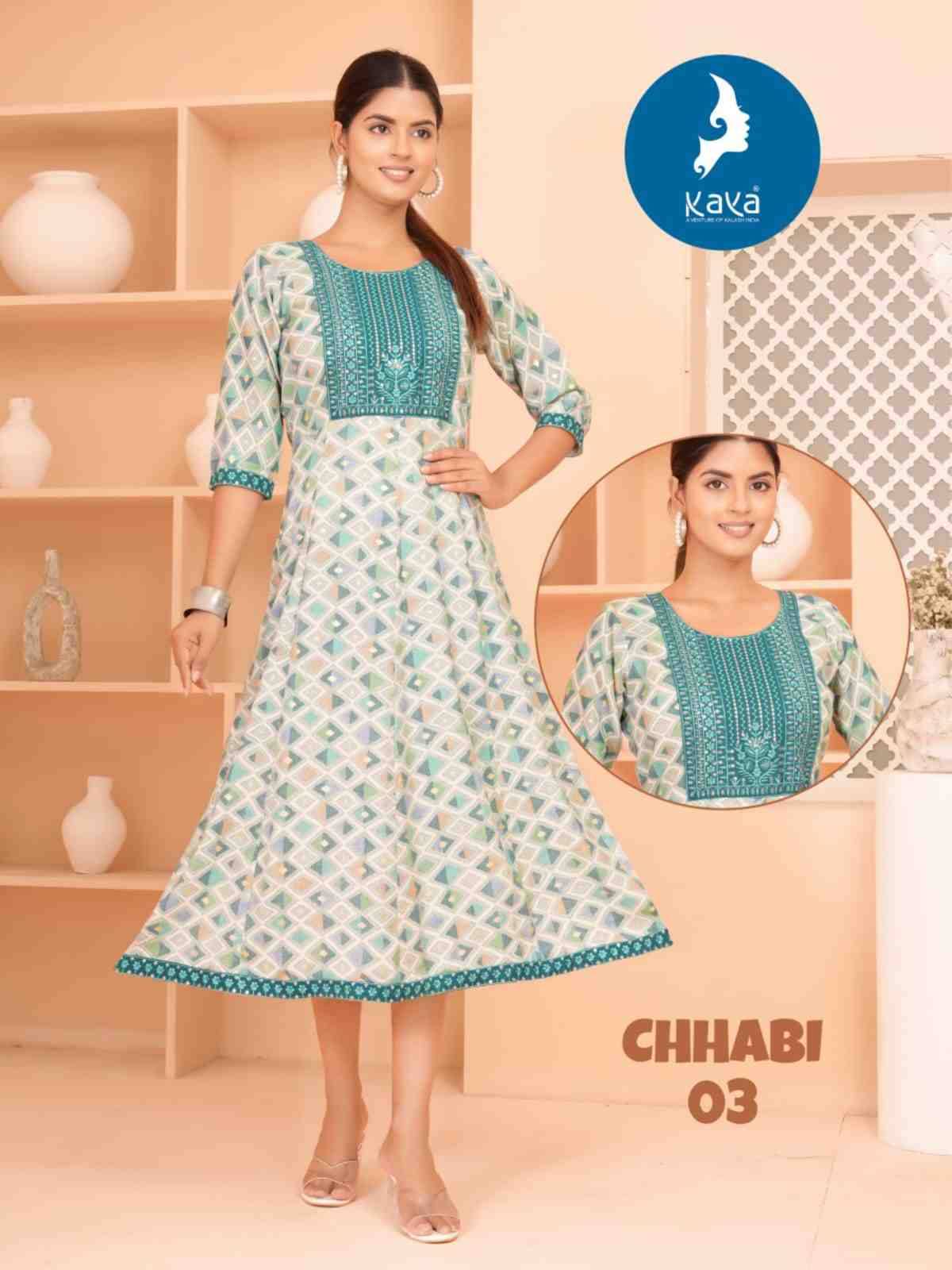 Chhabi By Kaya 01 To 08 Series Designer Stylish Fancy Colorful Beautiful Party Wear & Ethnic Wear Collection Capsule Kurtis At Wholesale Price