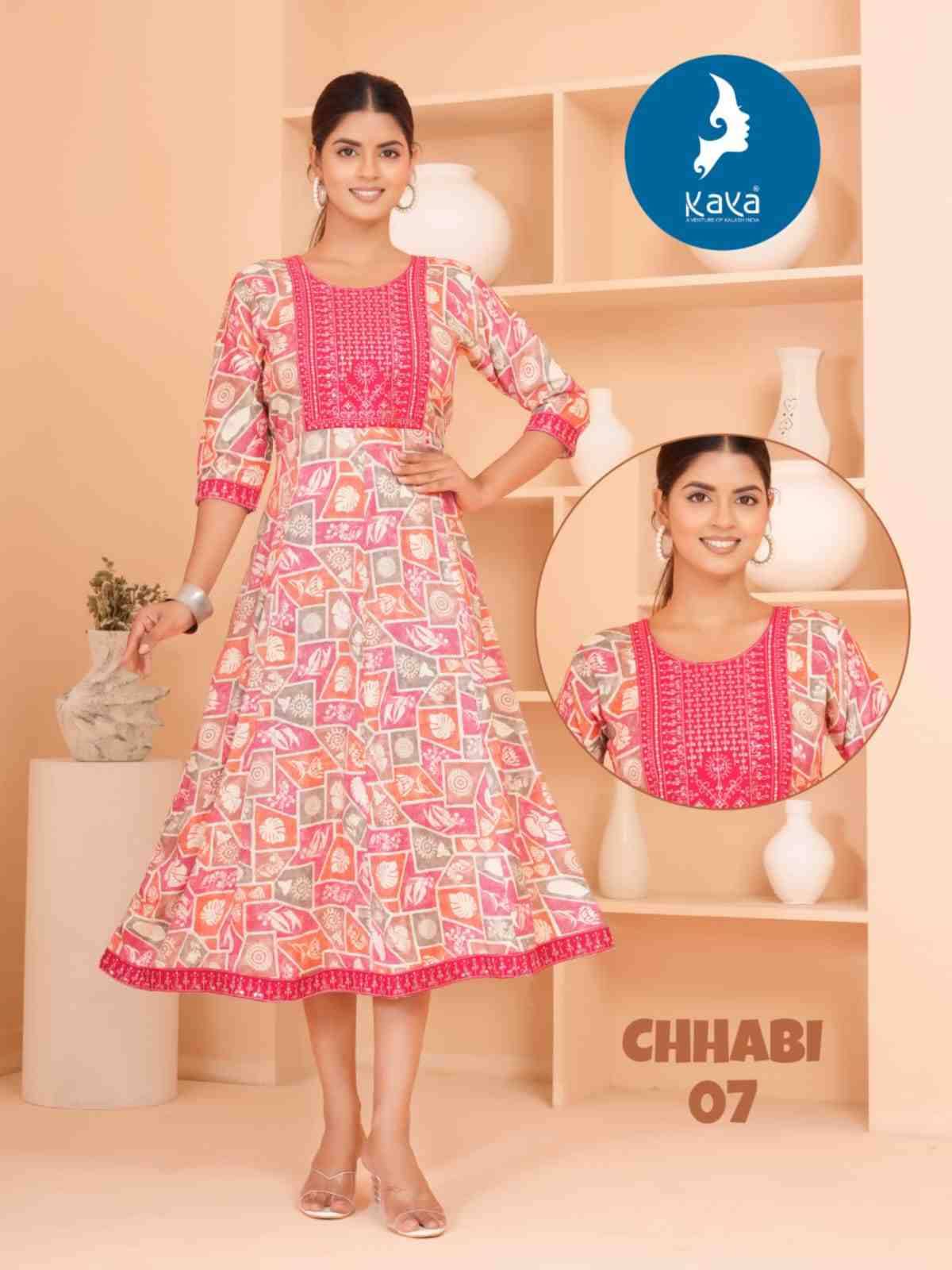 Chhabi By Kaya 01 To 08 Series Designer Stylish Fancy Colorful Beautiful Party Wear & Ethnic Wear Collection Capsule Kurtis At Wholesale Price