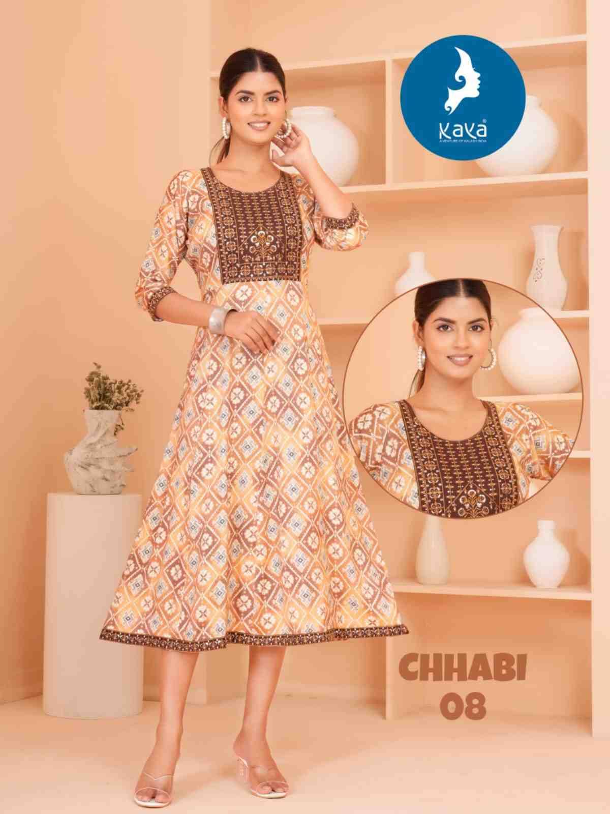 Chhabi By Kaya 01 To 08 Series Designer Stylish Fancy Colorful Beautiful Party Wear & Ethnic Wear Collection Capsule Kurtis At Wholesale Price