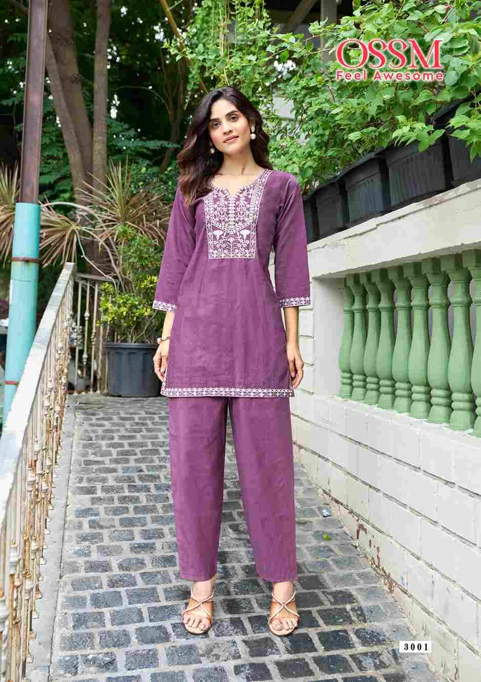 Vama Vol-3 By Ossm 3001 To 3006 Series Designer Stylish Fancy Colorful Beautiful Party Wear & Ethnic Wear Collection Viscose Silk Co-Ord At Wholesale Price