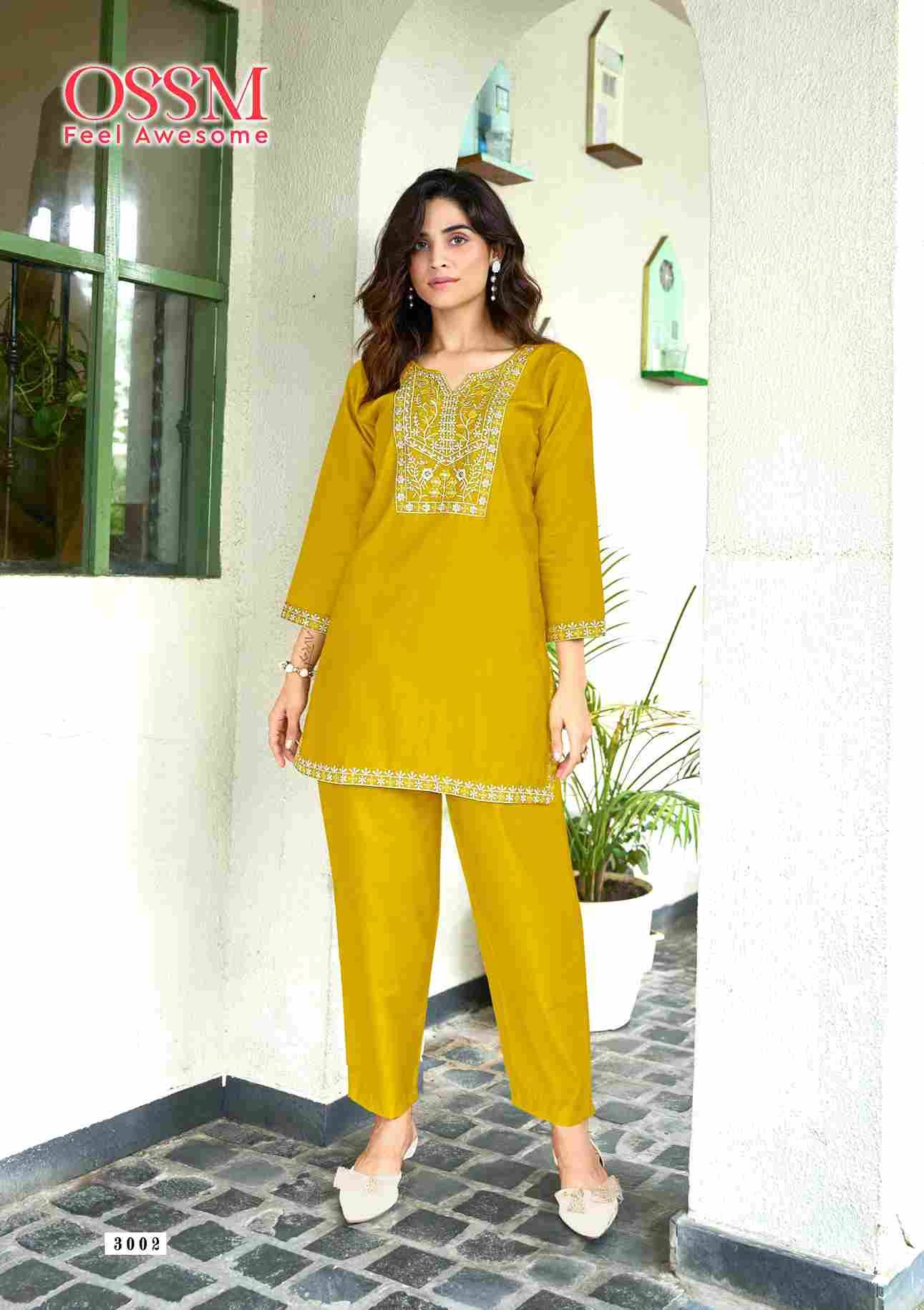 Vama Vol-3 By Ossm 3001 To 3006 Series Designer Stylish Fancy Colorful Beautiful Party Wear & Ethnic Wear Collection Viscose Silk Co-Ord At Wholesale Price