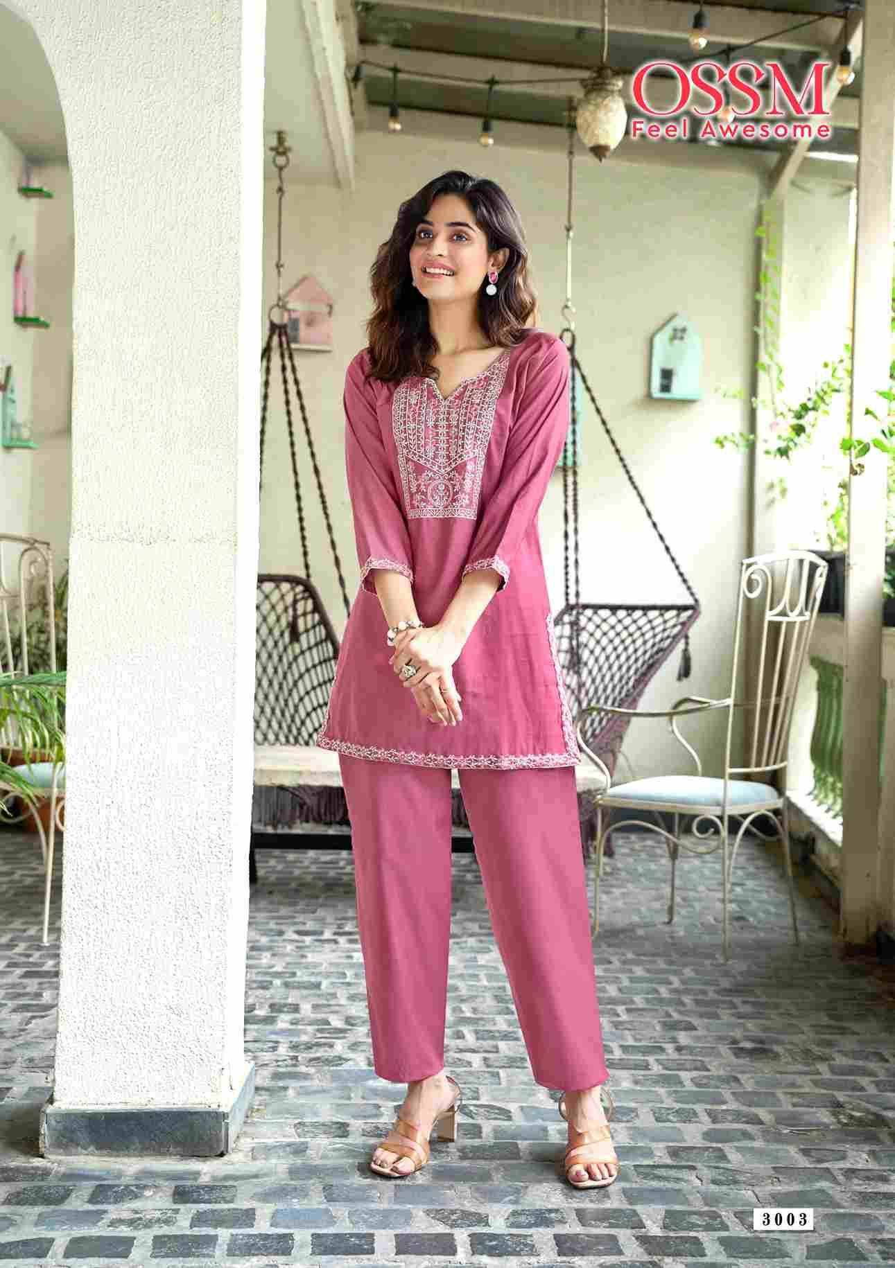 Vama Vol-3 By Ossm 3001 To 3006 Series Designer Stylish Fancy Colorful Beautiful Party Wear & Ethnic Wear Collection Viscose Silk Co-Ord At Wholesale Price