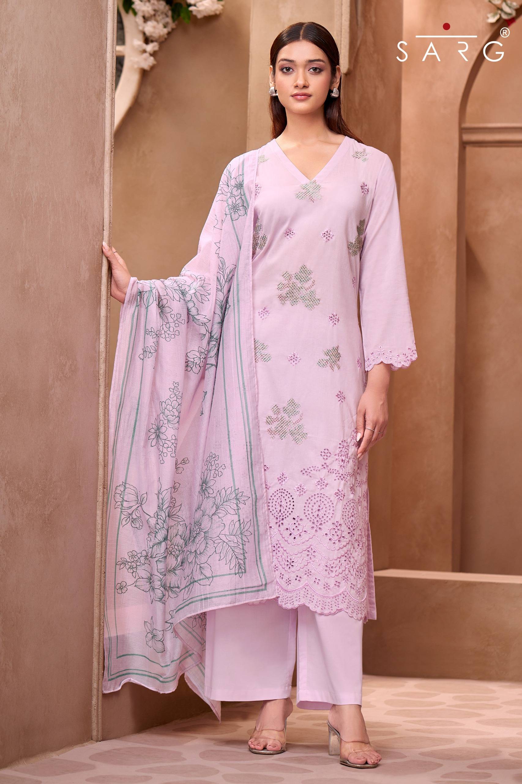 Nargish By Sarg Beautiful Stylish Festive Suits Fancy Colorful Casual Wear & Ethnic Wear & Ready To Wear Cotton Lawn Digital Print Dresses At Wholesale Price