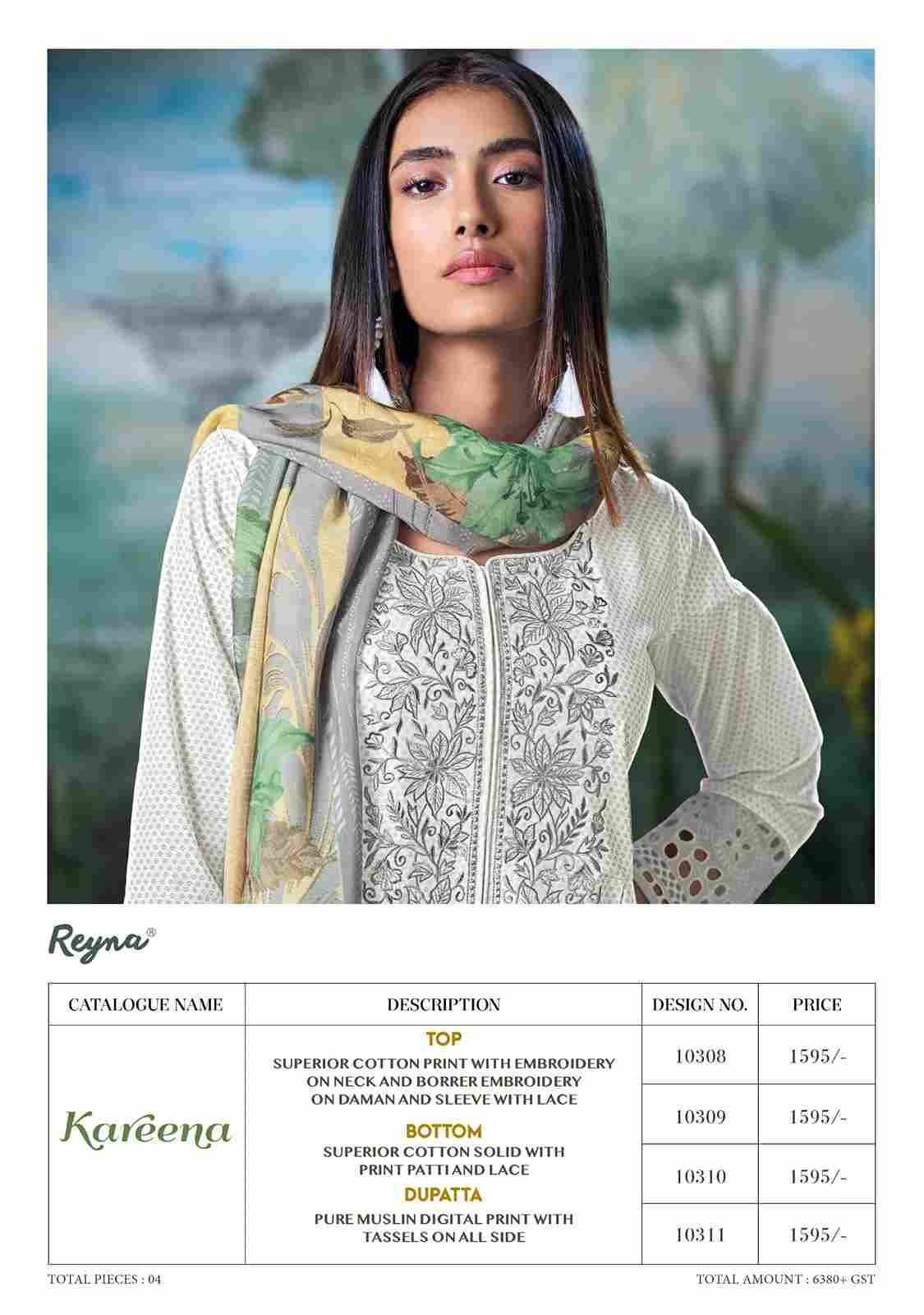 Kareena By Reyna 10308 To 10311 Series Designer Stylish Fancy Colorful Beautiful Party Wear & Ethnic Wear Collection Pure Cotton Print Tops At Wholesale Price