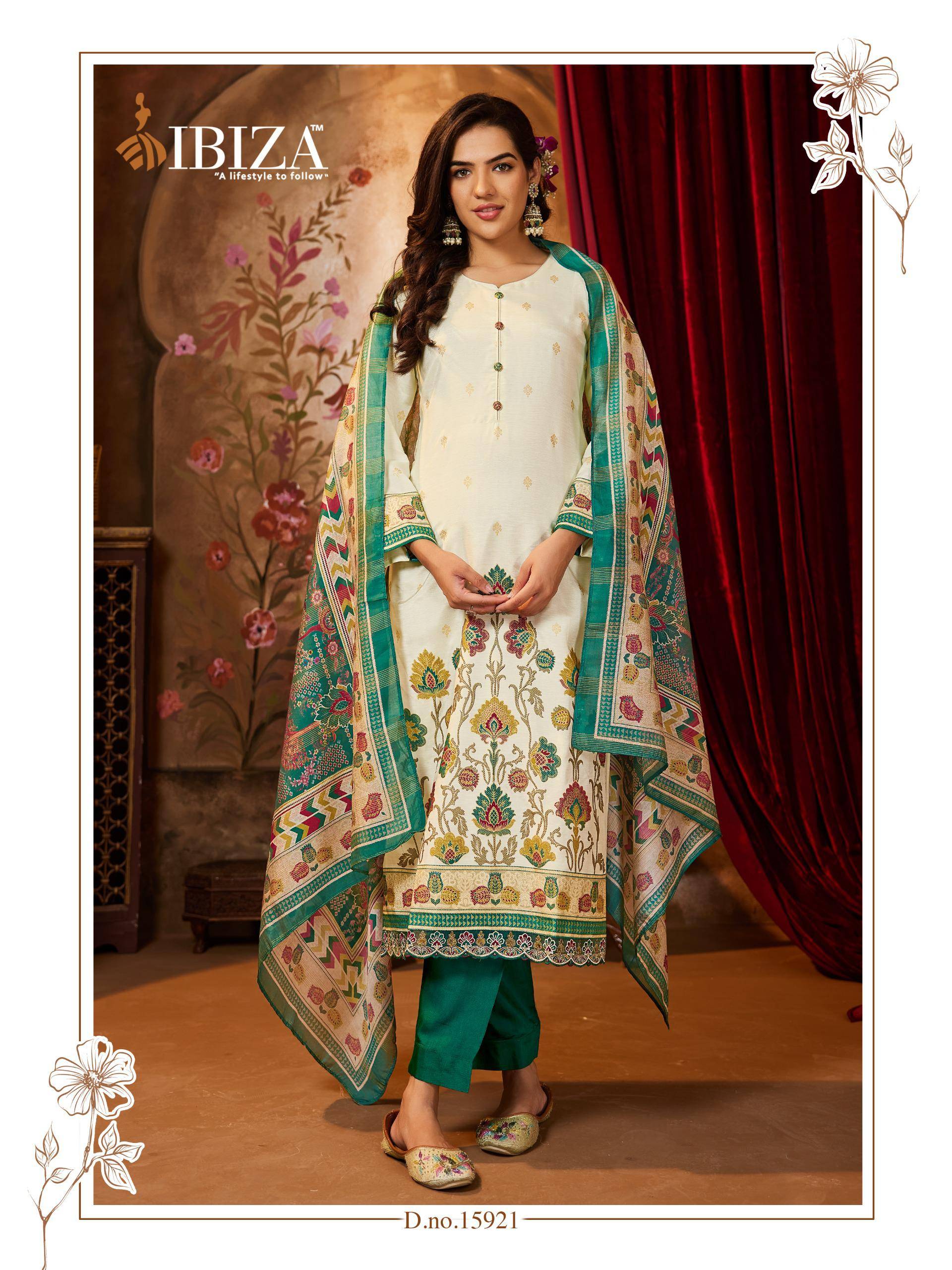 Casual Diary By Ibiza 15920 To 15923 Series Designer Festive Suits Beautiful Fancy Stylish Colorful Party Wear & Occasional Wear Pure Silk Dresses At Wholesale Price