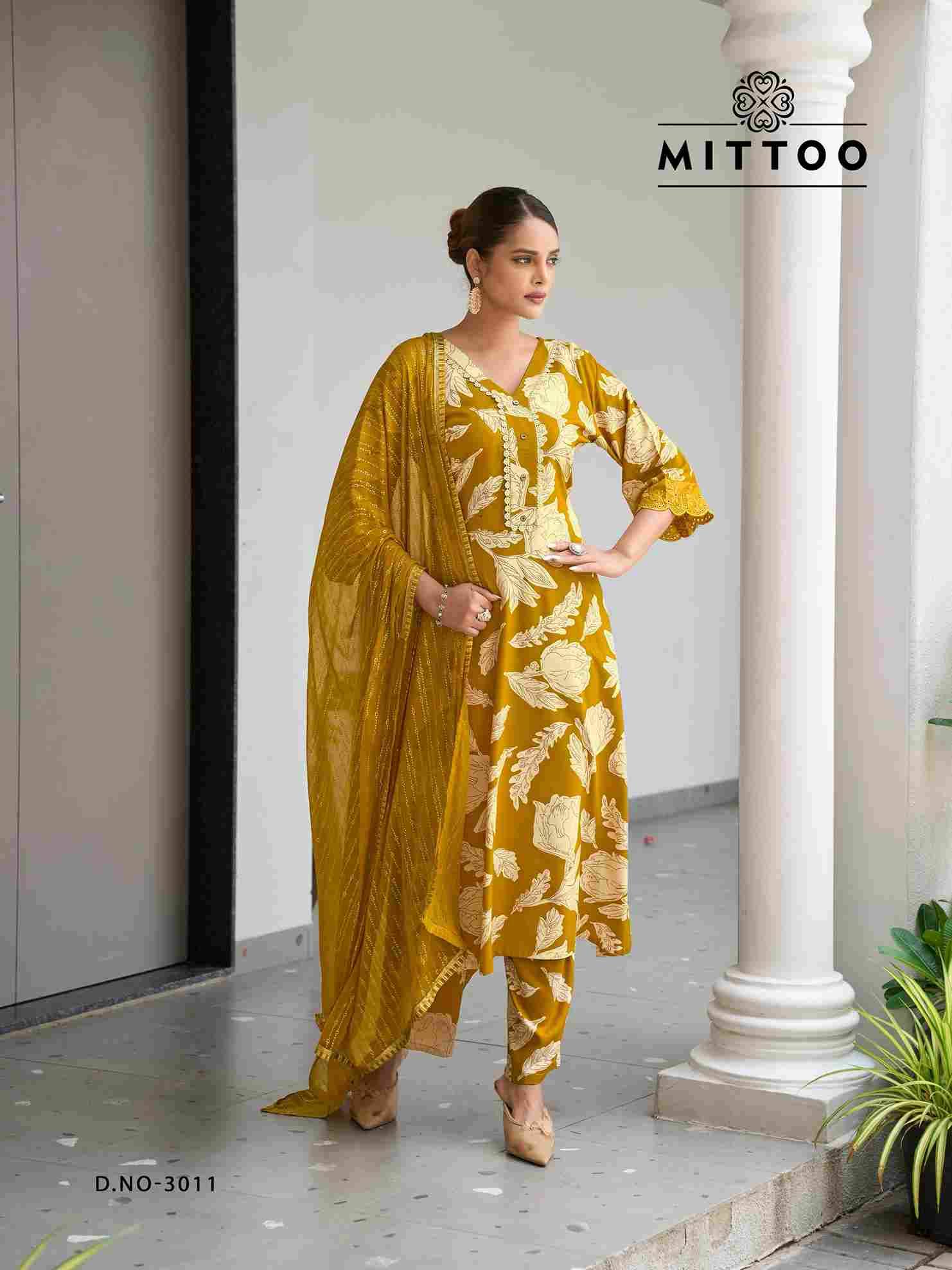 Disney Vol-2 By Mittoo 3007 To 3012 Series Beautiful Suits Colorful Stylish Fancy Casual Wear & Ethnic Wear Rayon Print Dresses At Wholesale Price