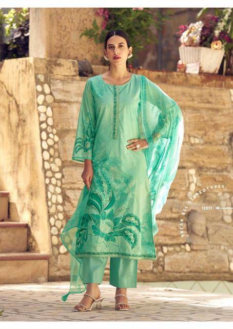 Alika By Prm Trendz 12075 To 12080 Series Beautiful Pakistani Suits Colorful Stylish Fancy Casual Wear & Ethnic Wear Pure Lawn Cotton Dresses At Wholesale Price