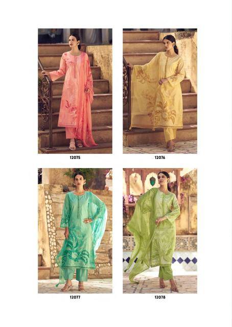 Alika By Prm Trendz 12075 To 12080 Series Beautiful Pakistani Suits Colorful Stylish Fancy Casual Wear & Ethnic Wear Pure Lawn Cotton Dresses At Wholesale Price