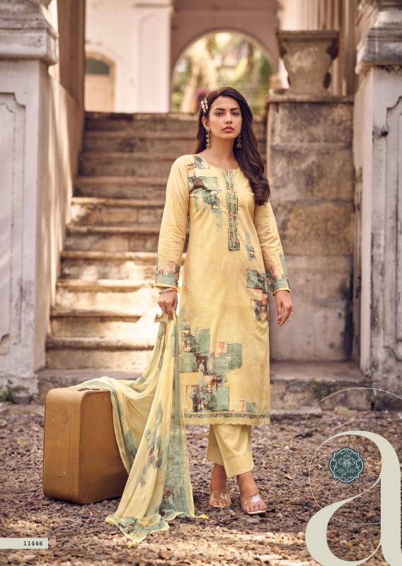 Arnisa By Sadhana Fashion 11446 To 11451 Series Beautiful Pakistani Suits Colorful Stylish Fancy Casual Wear & Ethnic Wear Pure Lawn Cotton Dresses At Wholesale Price