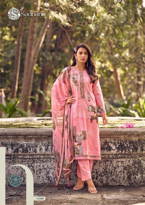 Arnisa By Sadhana Fashion 11446 To 11451 Series Beautiful Pakistani Suits Colorful Stylish Fancy Casual Wear & Ethnic Wear Pure Lawn Cotton Dresses At Wholesale Price