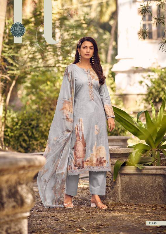 Arnisa By Sadhana Fashion 11446 To 11451 Series Beautiful Pakistani Suits Colorful Stylish Fancy Casual Wear & Ethnic Wear Pure Lawn Cotton Dresses At Wholesale Price