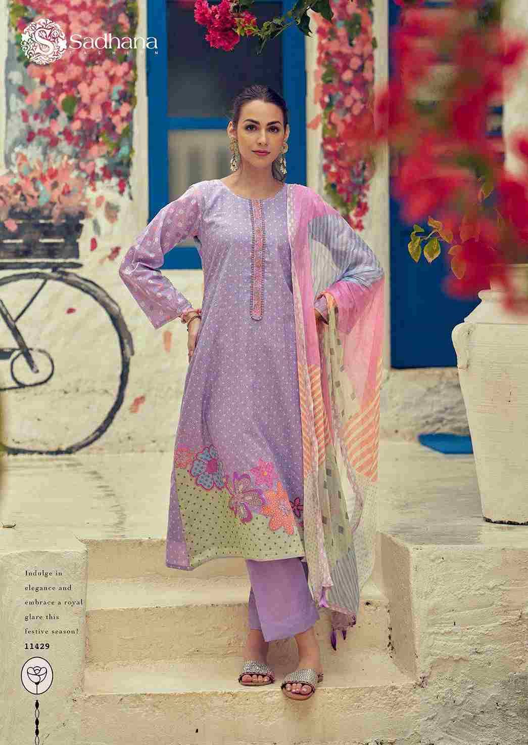 Garden Of Eden By Sadhana Fashion 11428 To 11433 Series Designer Festive Suits Beautiful Fancy Stylish Colorful Party Wear & Occasional Wear Pure Lawn Cotton Print Dresses At Wholesale Price