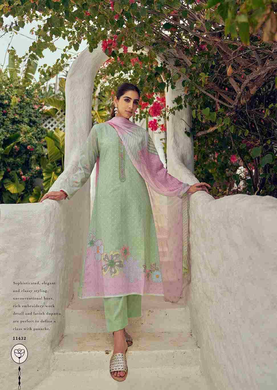 Garden Of Eden By Sadhana Fashion 11428 To 11433 Series Designer Festive Suits Beautiful Fancy Stylish Colorful Party Wear & Occasional Wear Pure Lawn Cotton Print Dresses At Wholesale Price